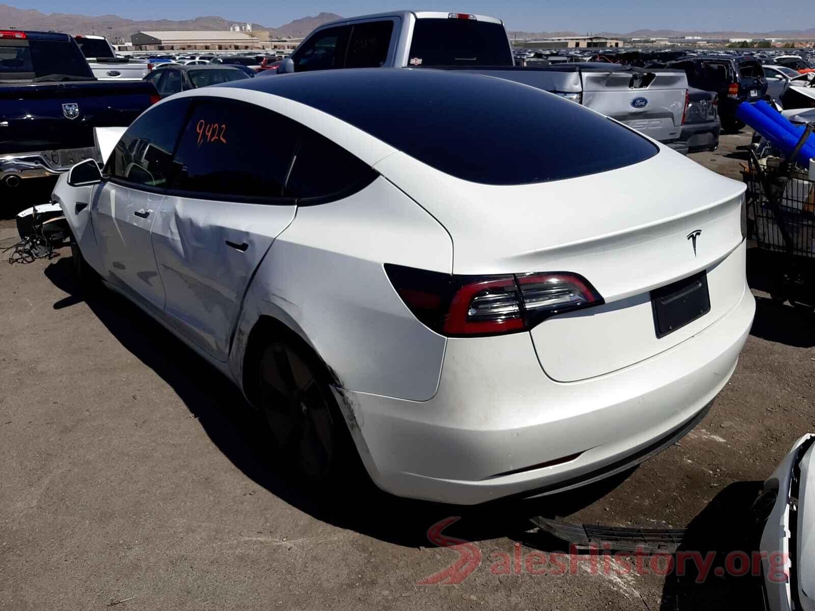 5YJ3E1EA4MF994245 2021 TESLA MODEL 3