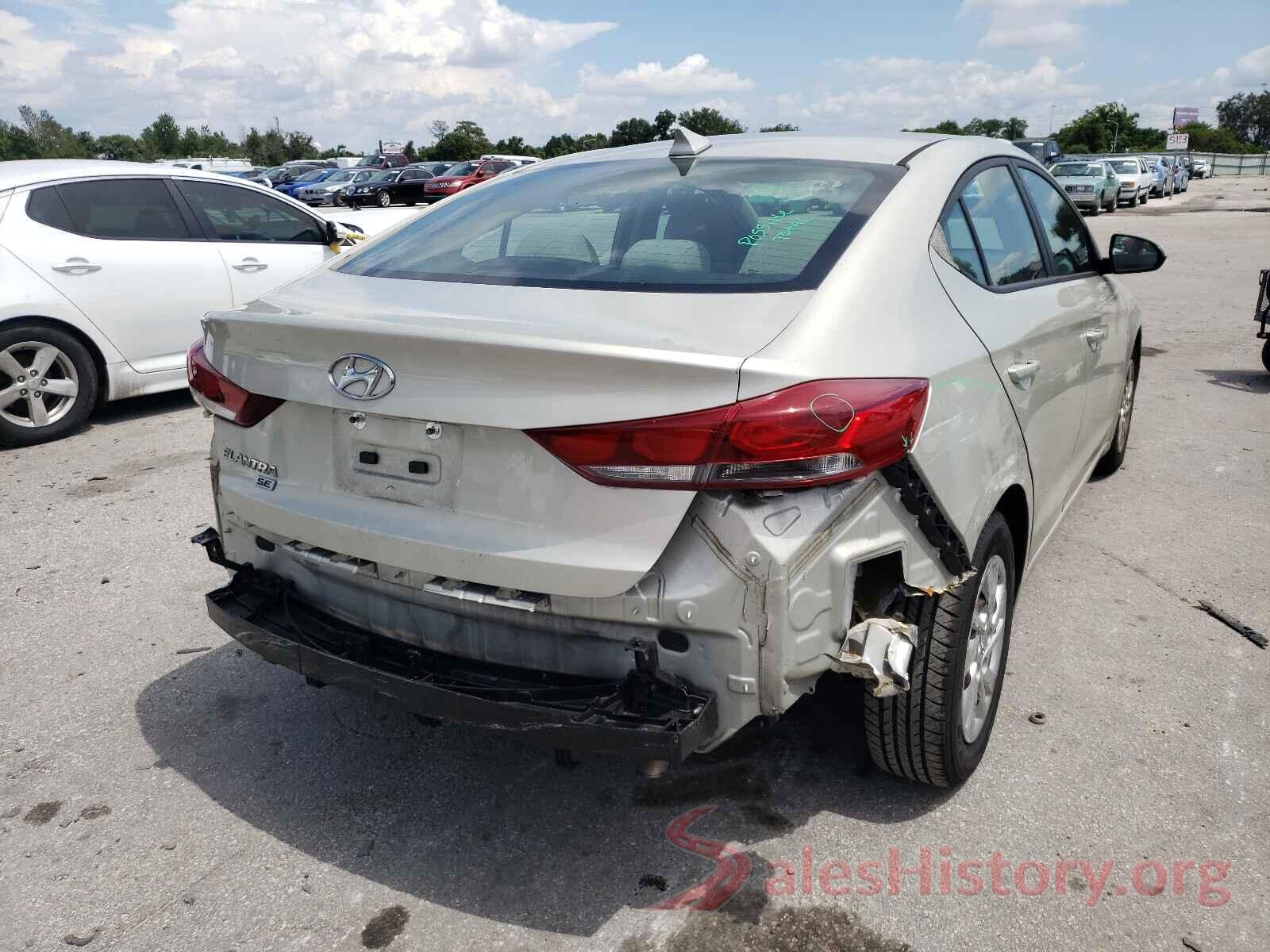 5NPD74LF5HH141259 2017 HYUNDAI ELANTRA