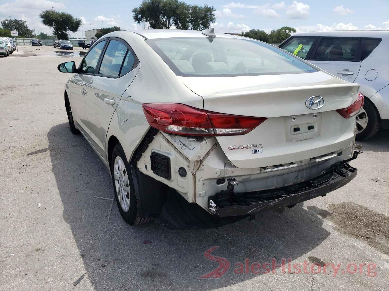 5NPD74LF5HH141259 2017 HYUNDAI ELANTRA