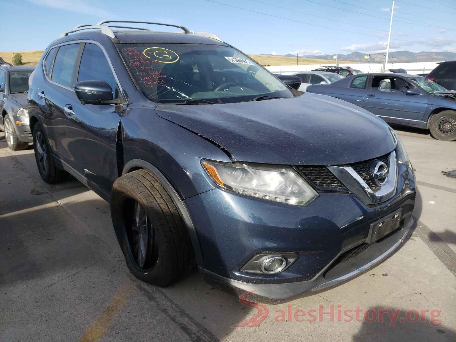 5N1AT2MVXGC805683 2016 NISSAN ROGUE