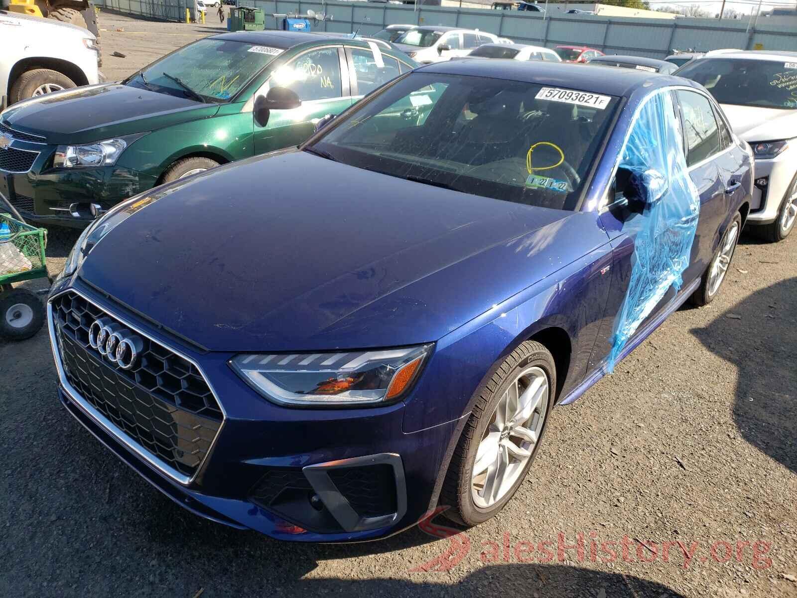 WAUEAAF47MA020584 2021 AUDI A4