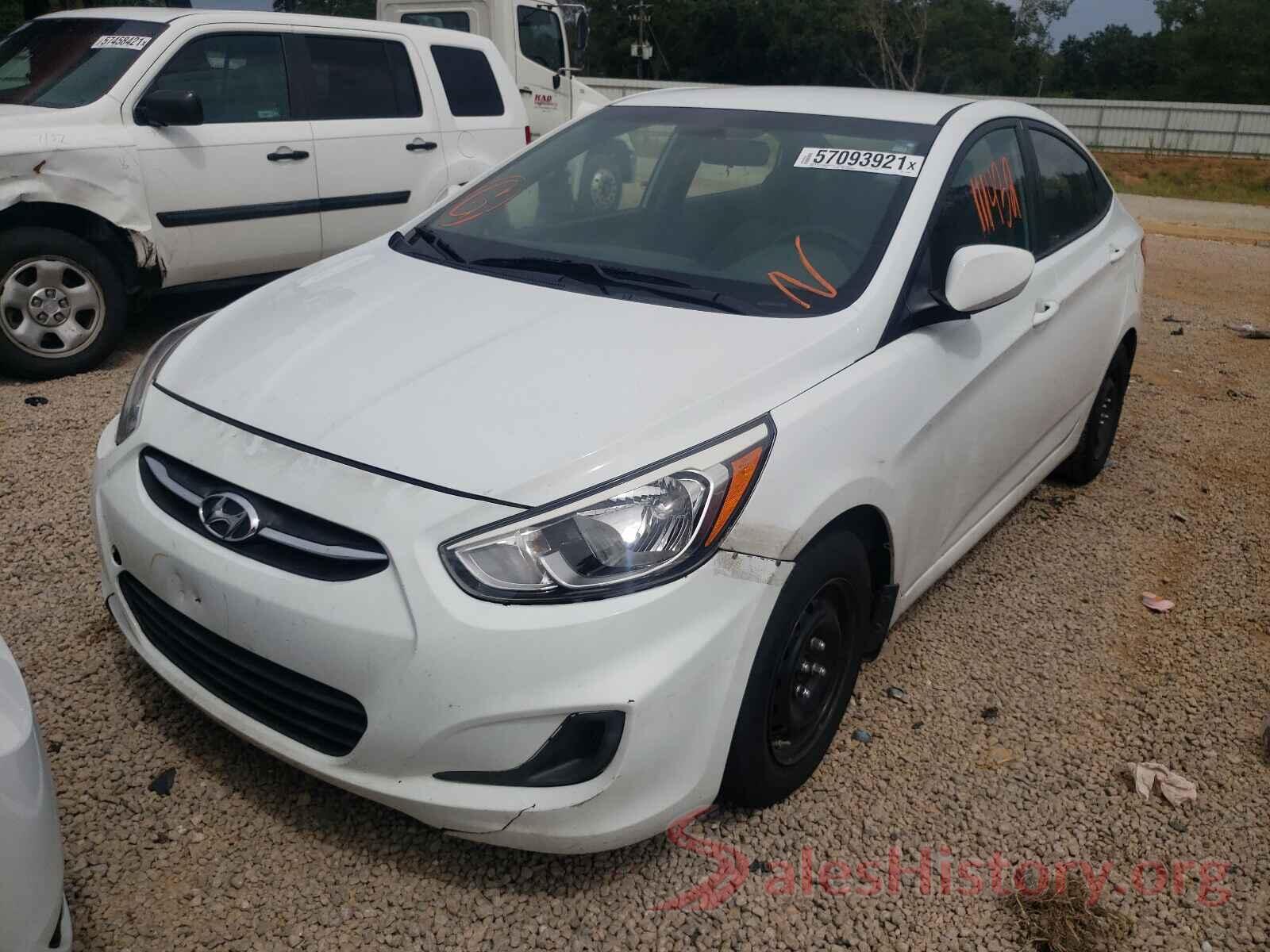 KMHCT4AE2GU114456 2016 HYUNDAI ACCENT