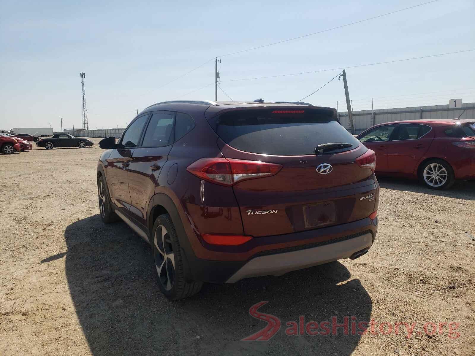 KM8J3CA26HU367627 2017 HYUNDAI TUCSON