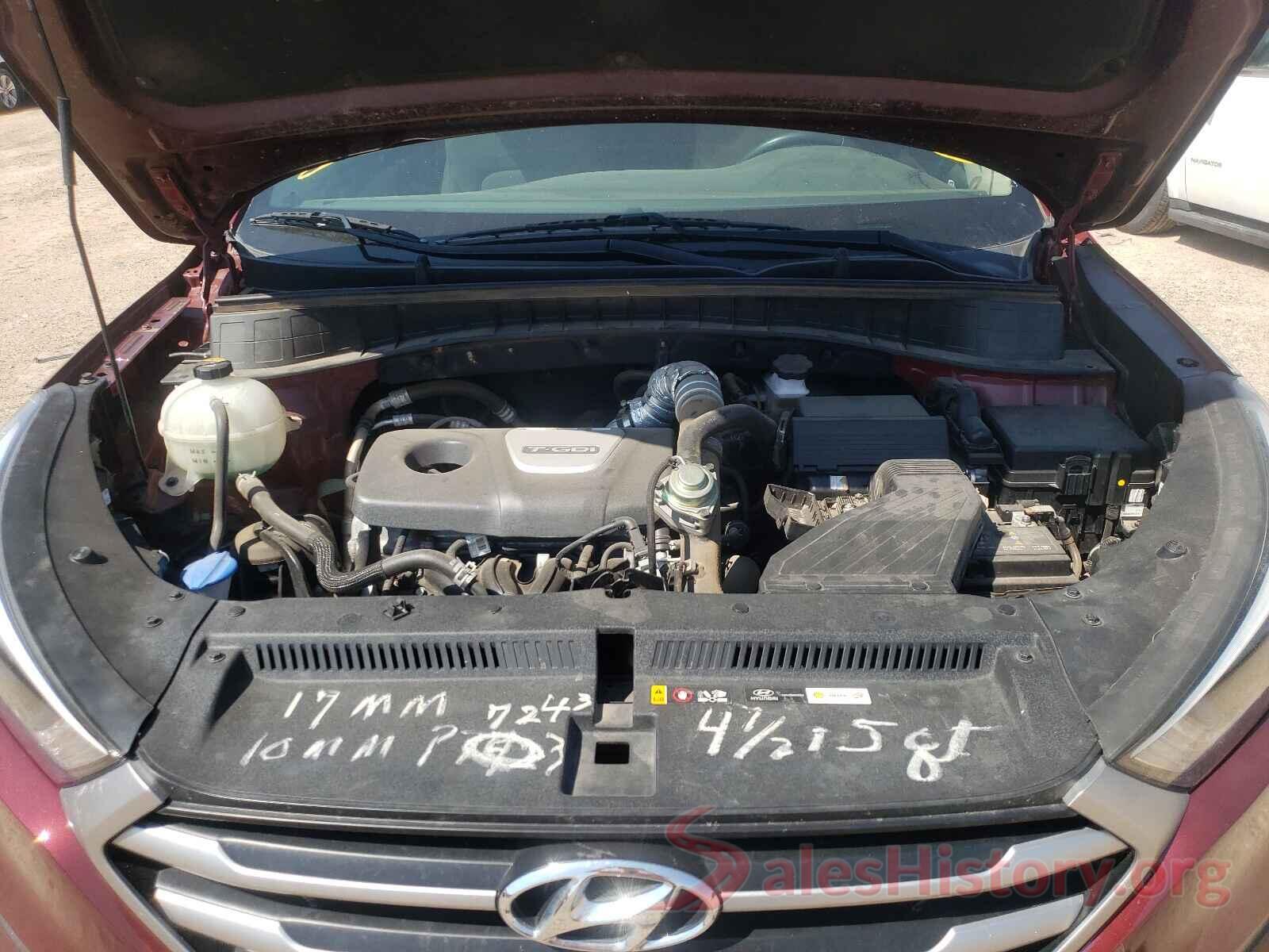 KM8J3CA26HU367627 2017 HYUNDAI TUCSON