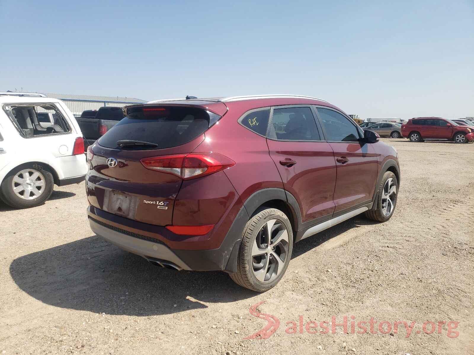 KM8J3CA26HU367627 2017 HYUNDAI TUCSON