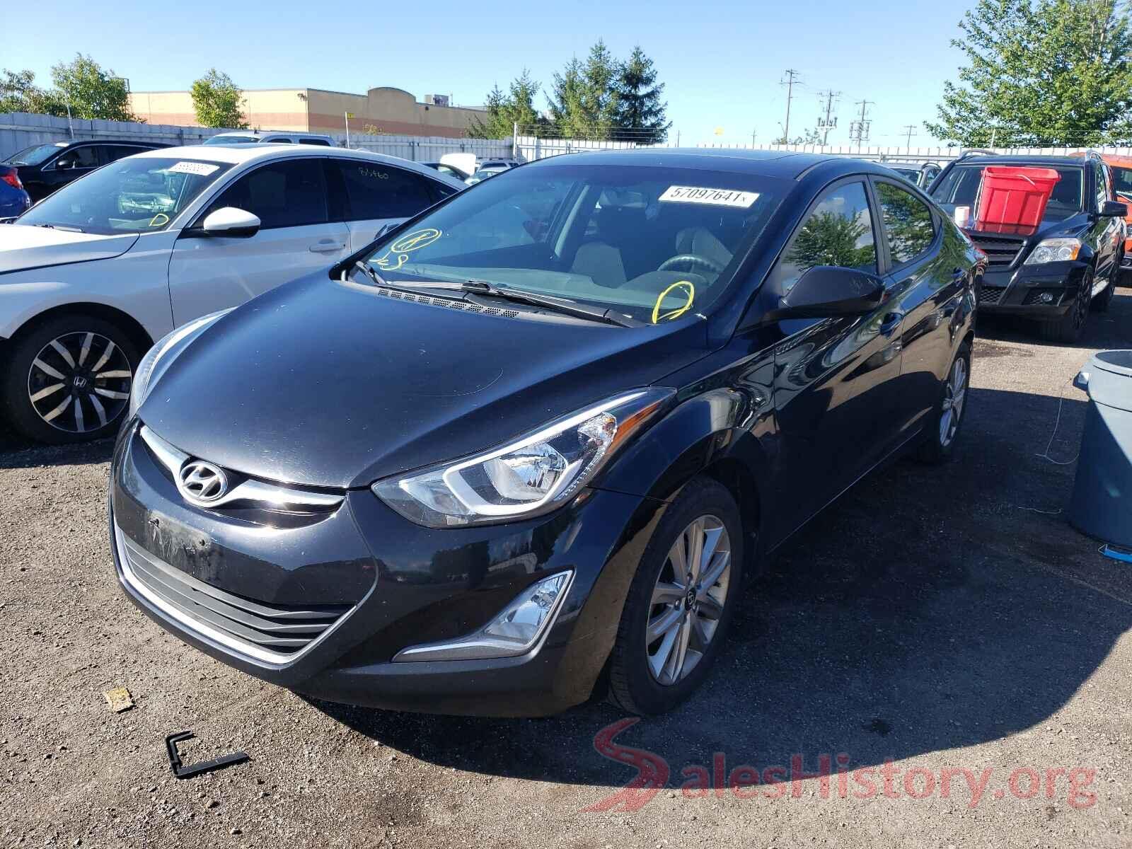 KMHDH4AE7GU591325 2016 HYUNDAI ELANTRA