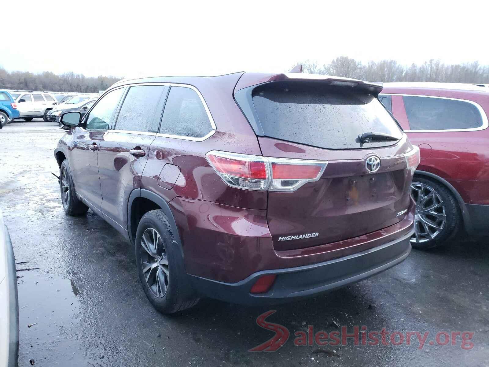 5TDJKRFH3GS332473 2016 TOYOTA HIGHLANDER