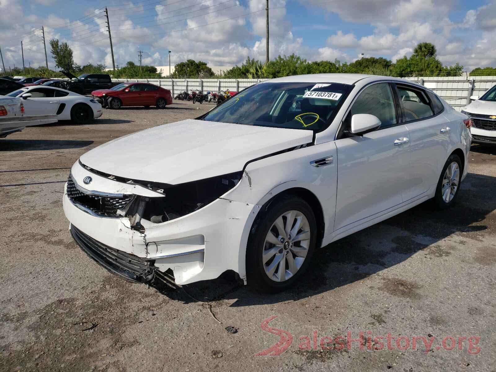 5XXGU4L37GG045008 2016 KIA OPTIMA