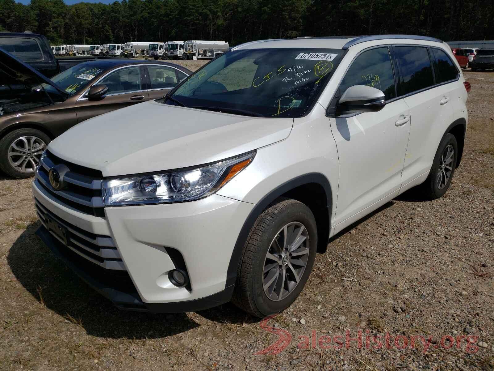 5TDJZRFH1JS829363 2018 TOYOTA HIGHLANDER