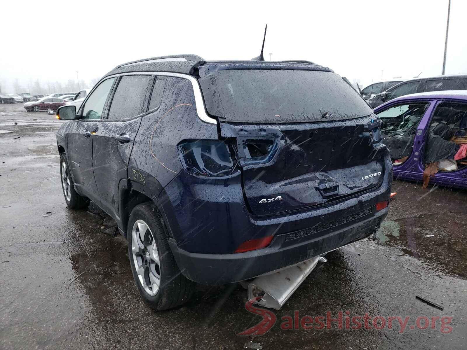 3C4NJDCB0LT157008 2020 JEEP COMPASS