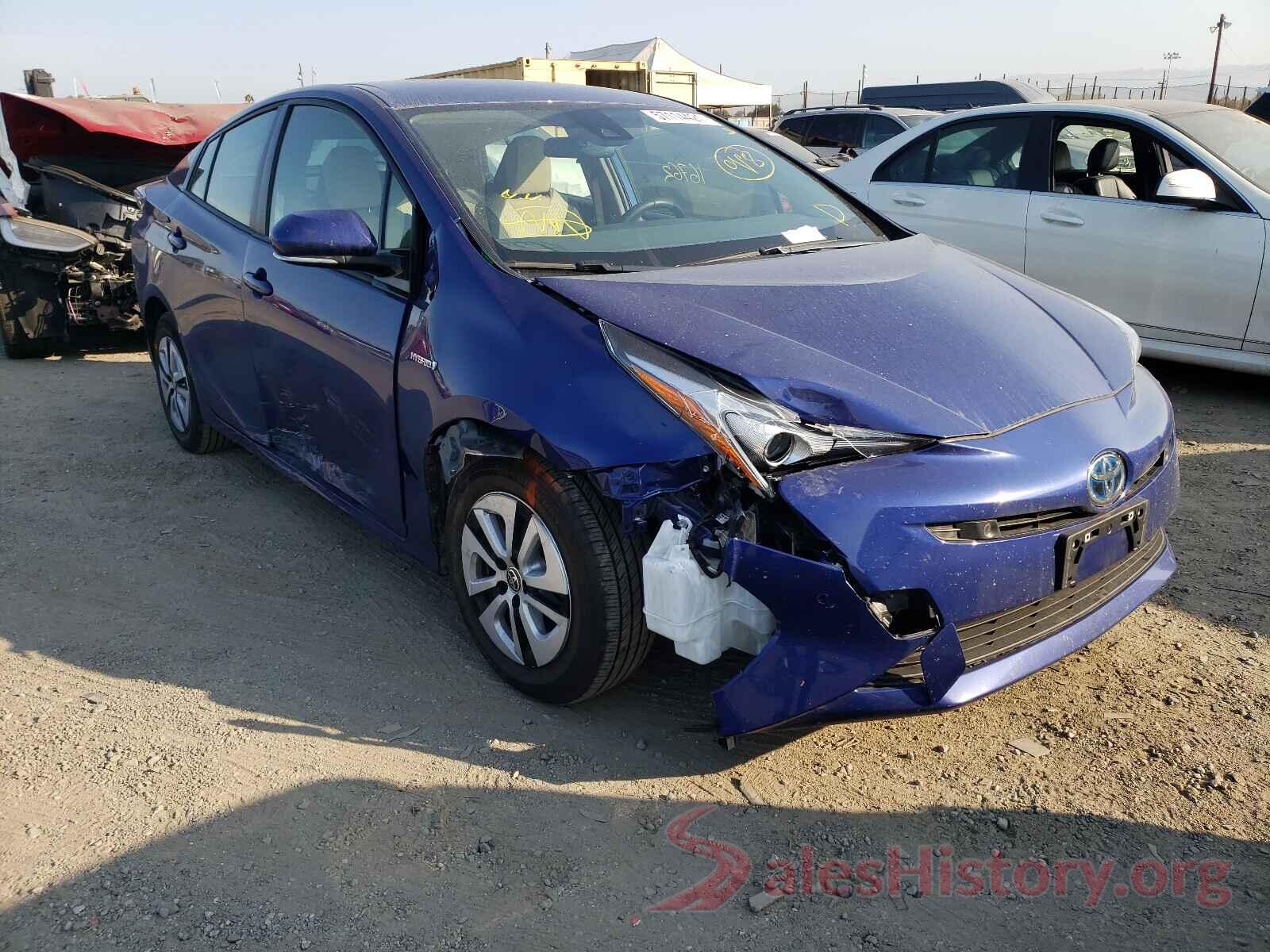 JTDKBRFU1J3069524 2018 TOYOTA PRIUS