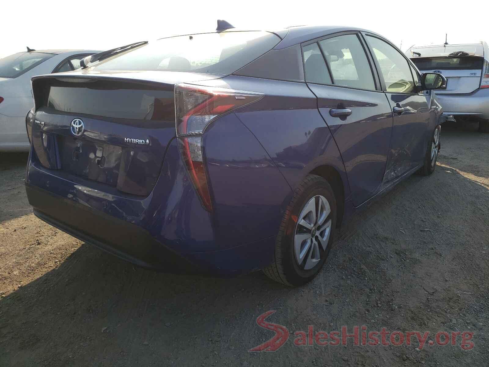 JTDKBRFU1J3069524 2018 TOYOTA PRIUS