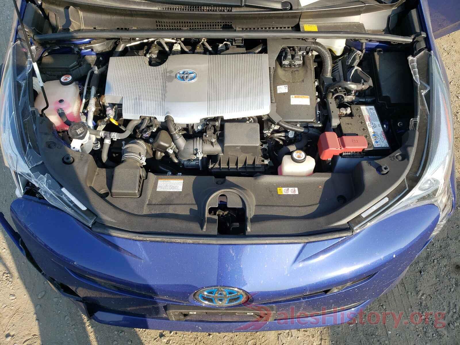 JTDKBRFU1J3069524 2018 TOYOTA PRIUS