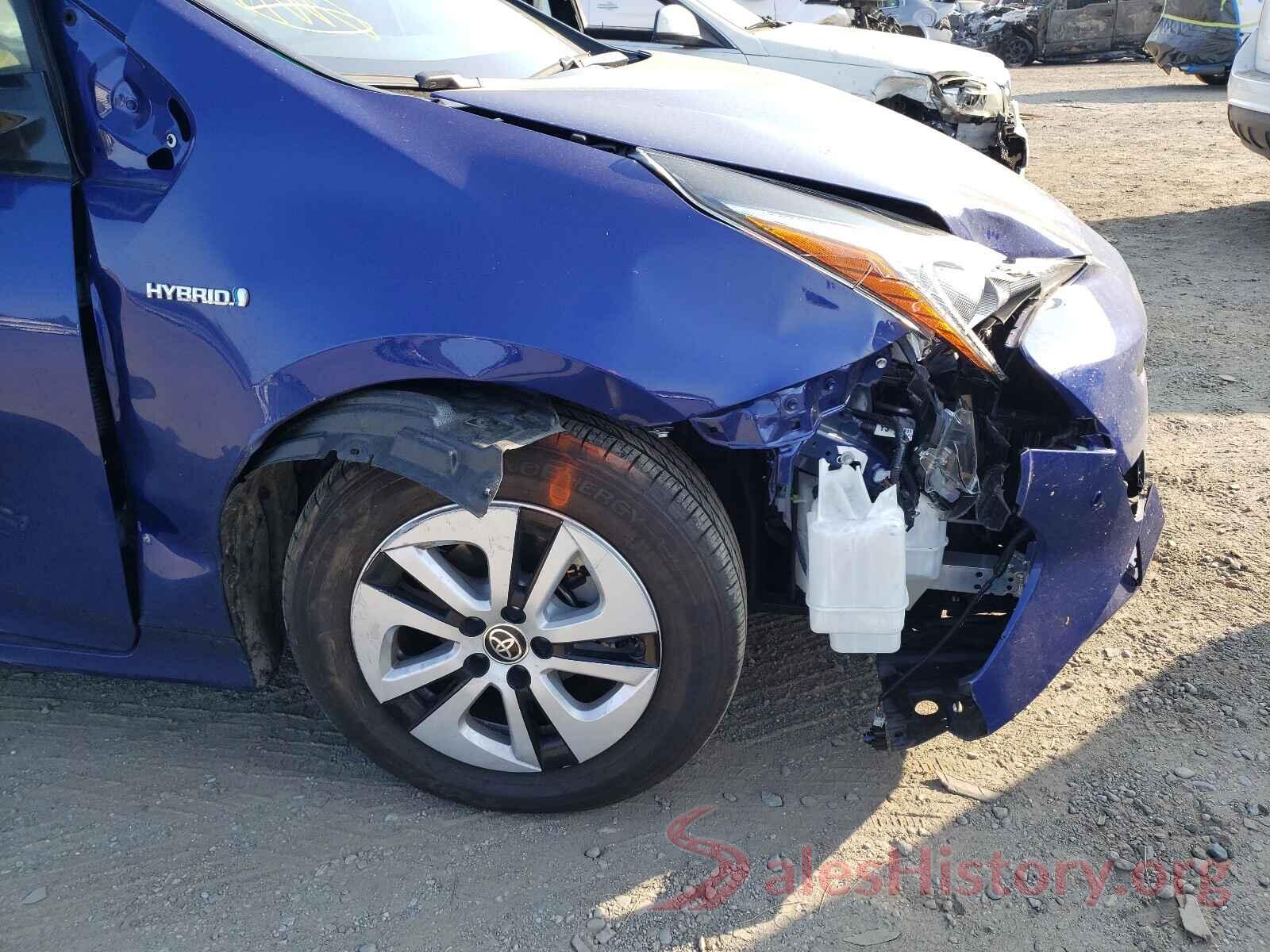 JTDKBRFU1J3069524 2018 TOYOTA PRIUS