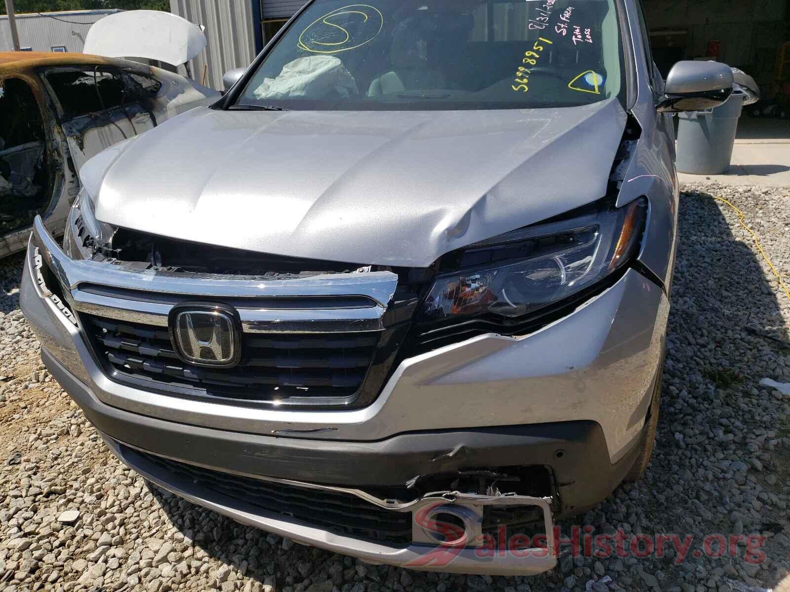 5FPYK3F72KB033757 2019 HONDA RIDGELINE