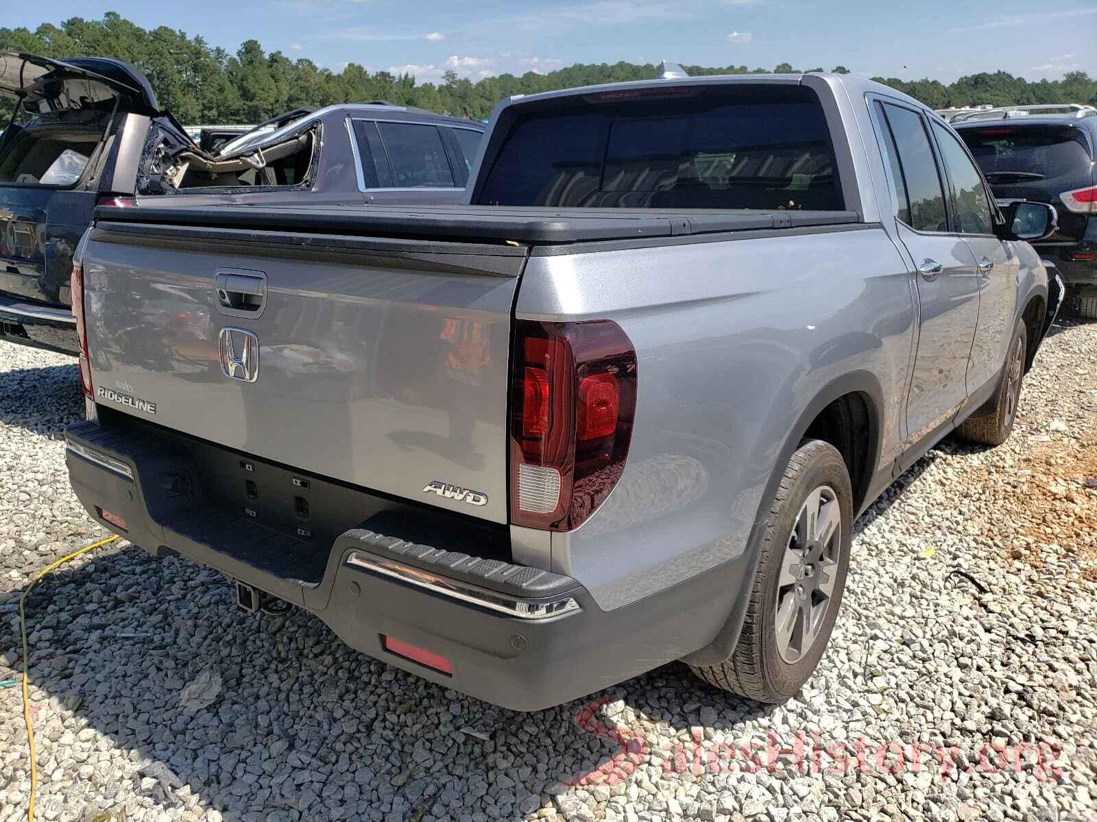 5FPYK3F72KB033757 2019 HONDA RIDGELINE