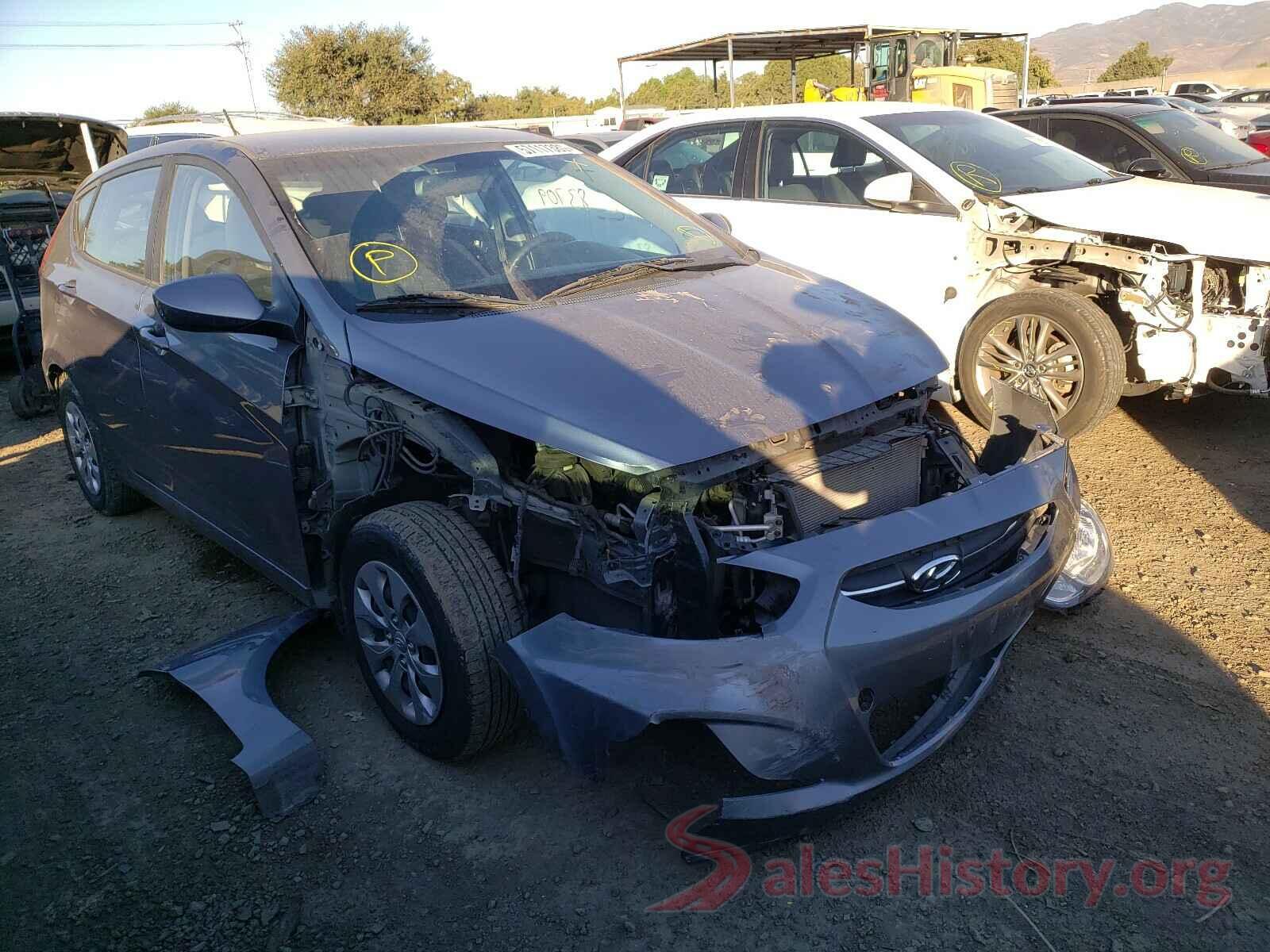 KMHCT5AE7GU281255 2016 HYUNDAI ACCENT