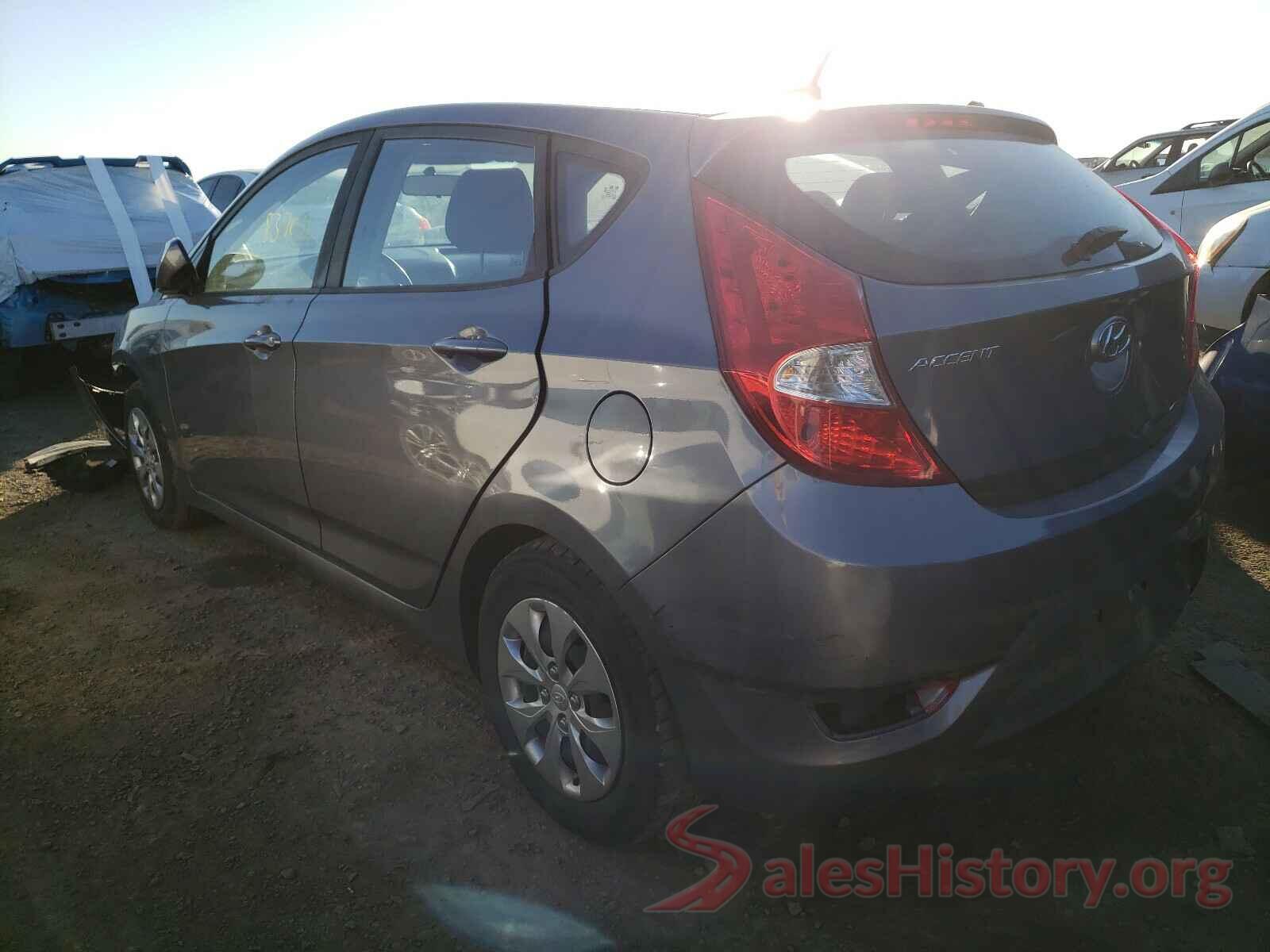 KMHCT5AE7GU281255 2016 HYUNDAI ACCENT