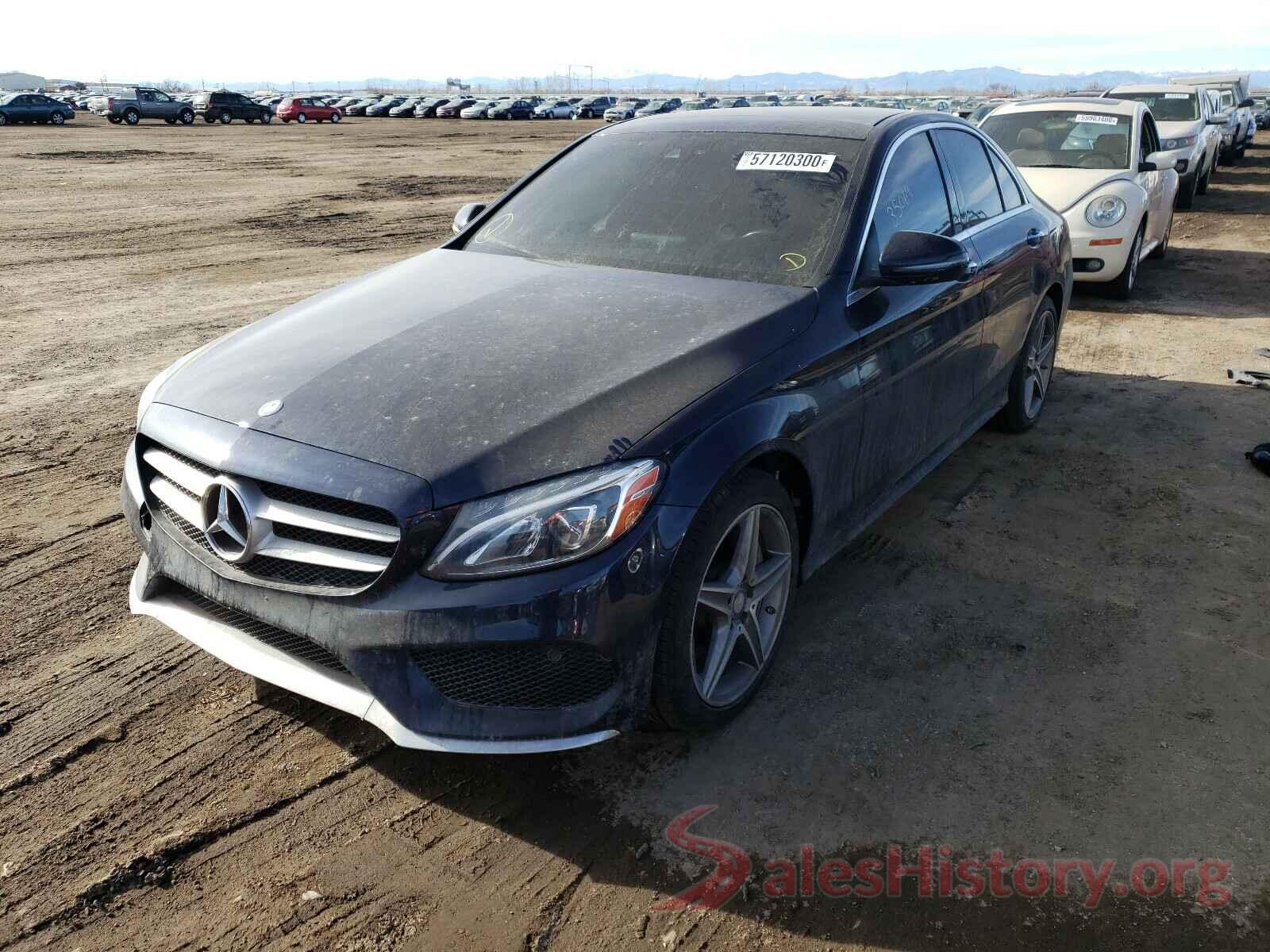 55SWF4KB0GU153180 2016 MERCEDES-BENZ C CLASS