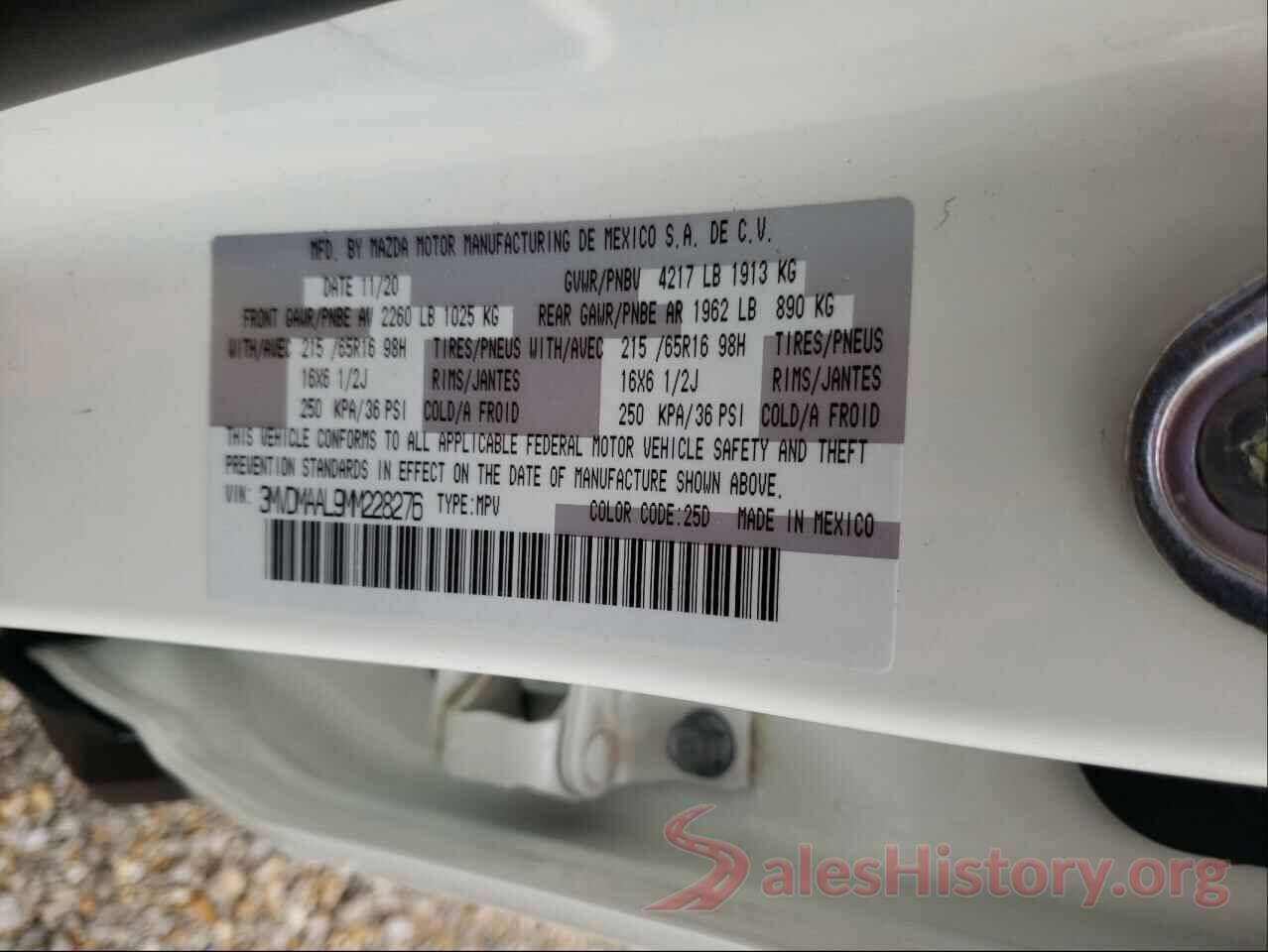 3MVDMAAL9MM228276 2021 MAZDA CX30