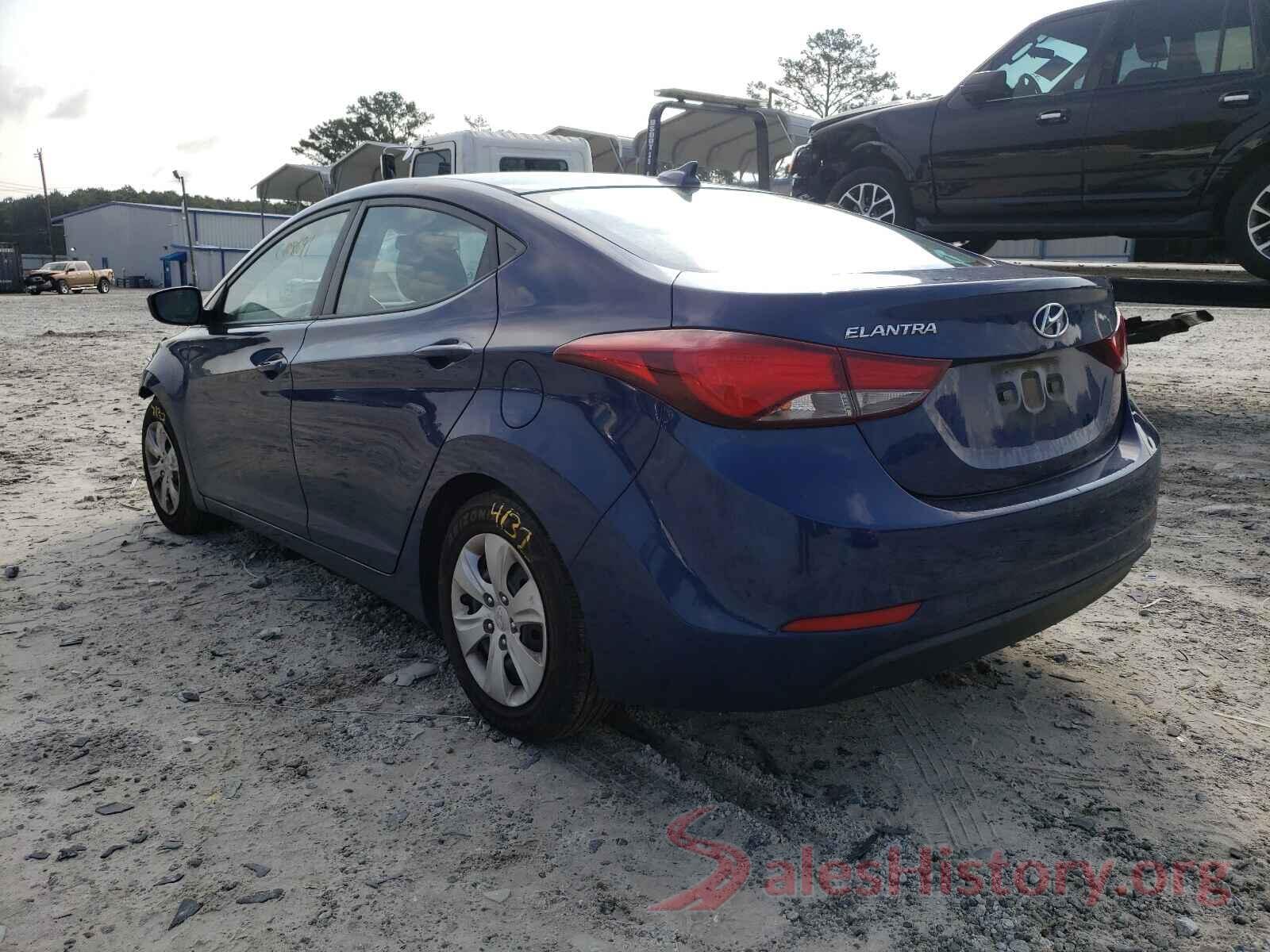 5NPDH4AE2GH714141 2016 HYUNDAI ELANTRA