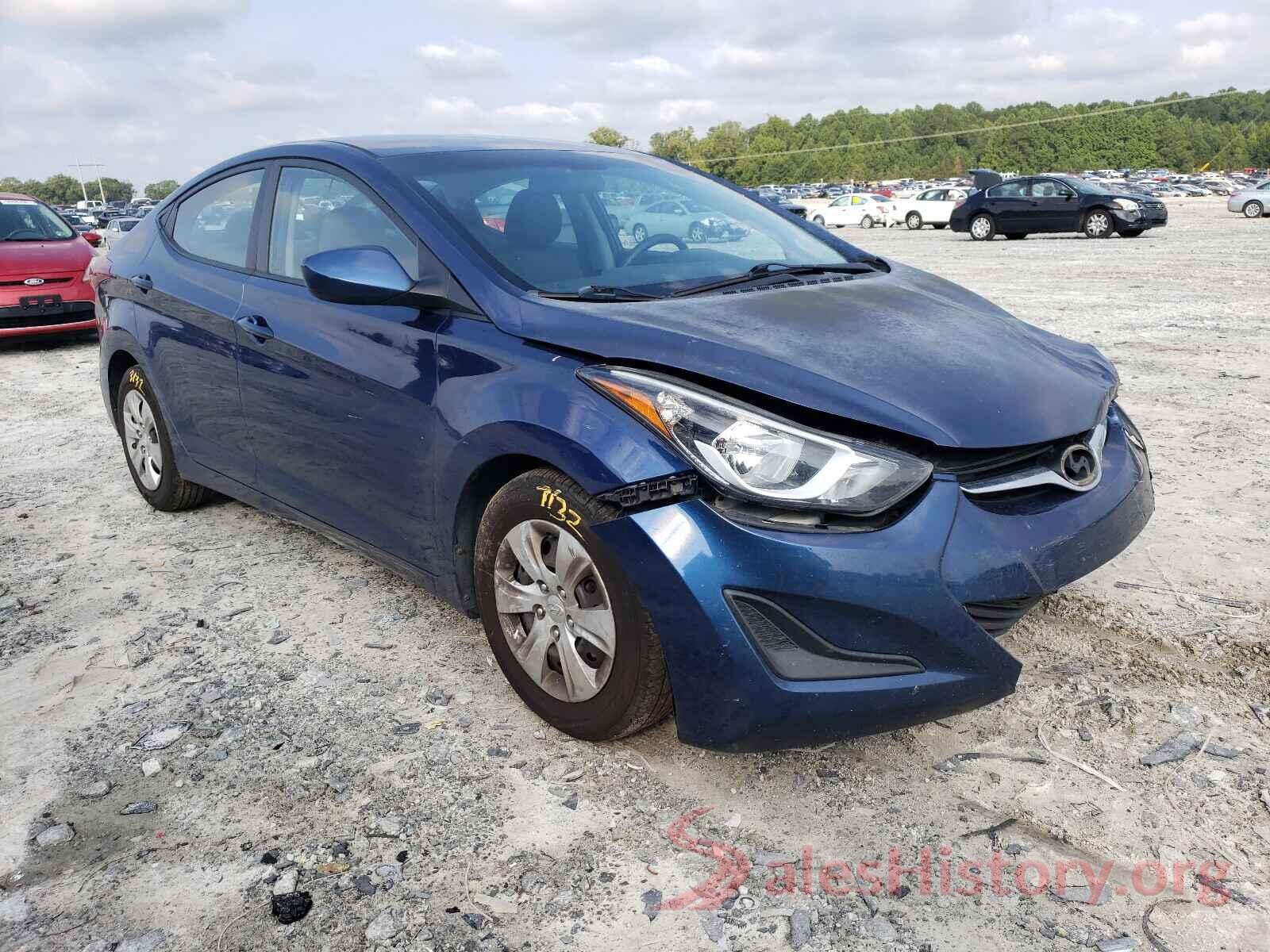 5NPDH4AE2GH714141 2016 HYUNDAI ELANTRA