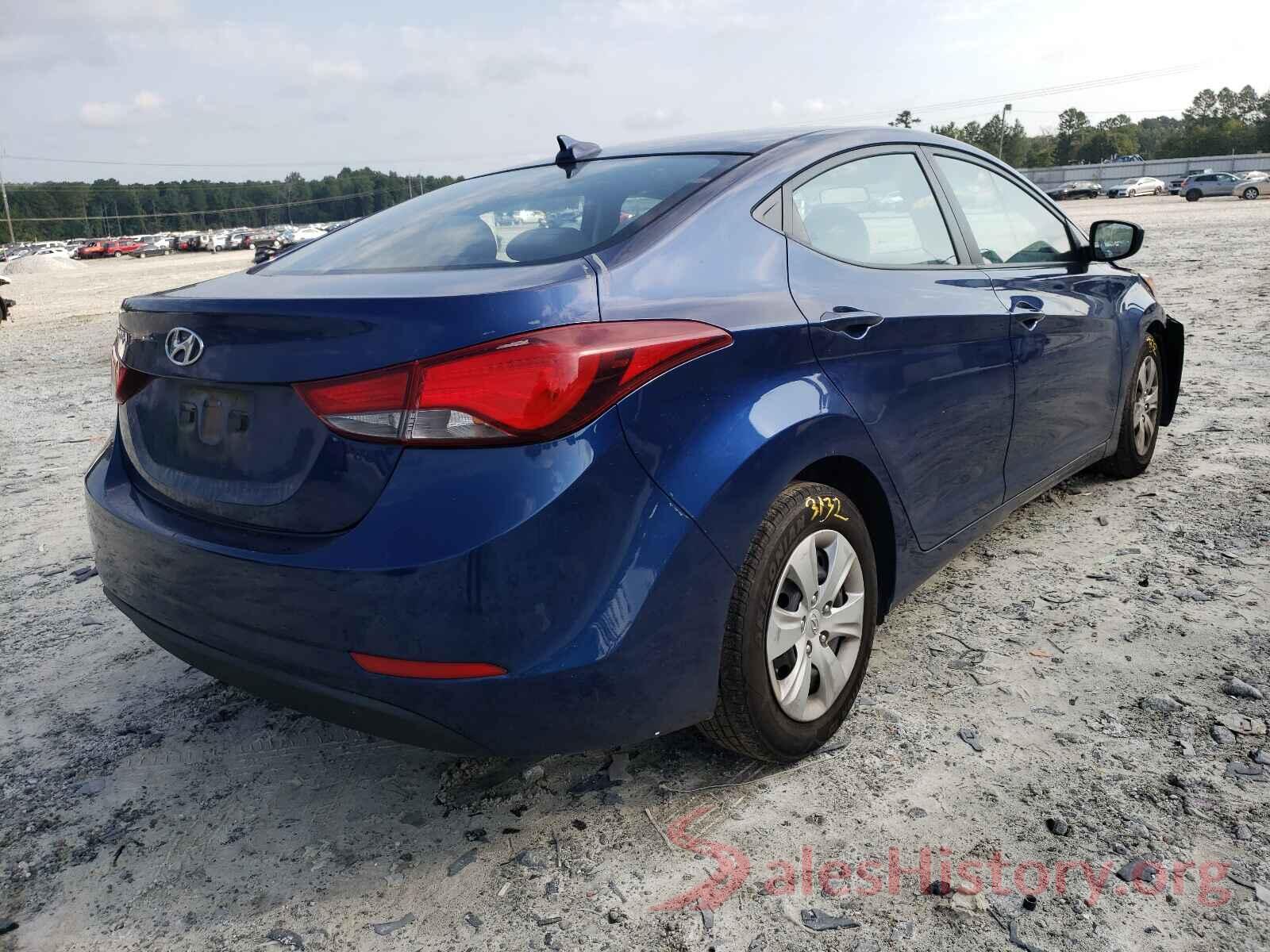 5NPDH4AE2GH714141 2016 HYUNDAI ELANTRA