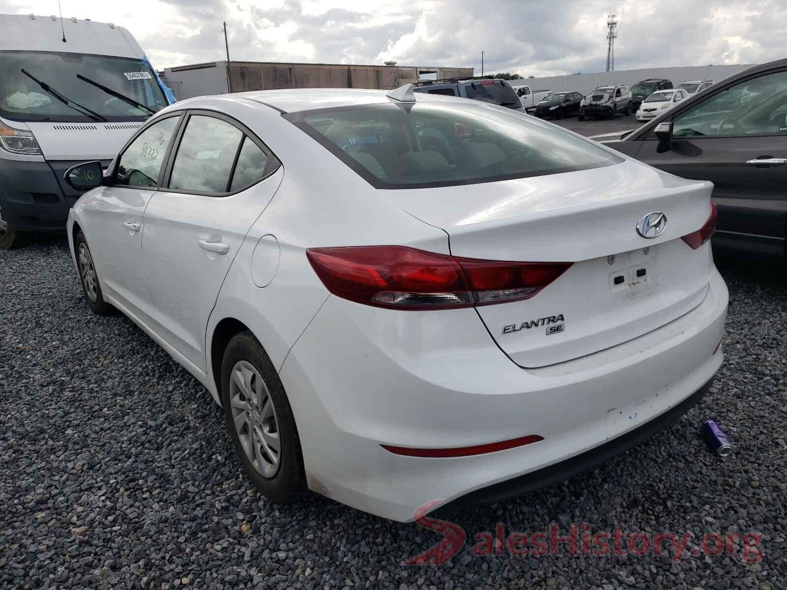 5NPD74LF2HH169939 2017 HYUNDAI ELANTRA