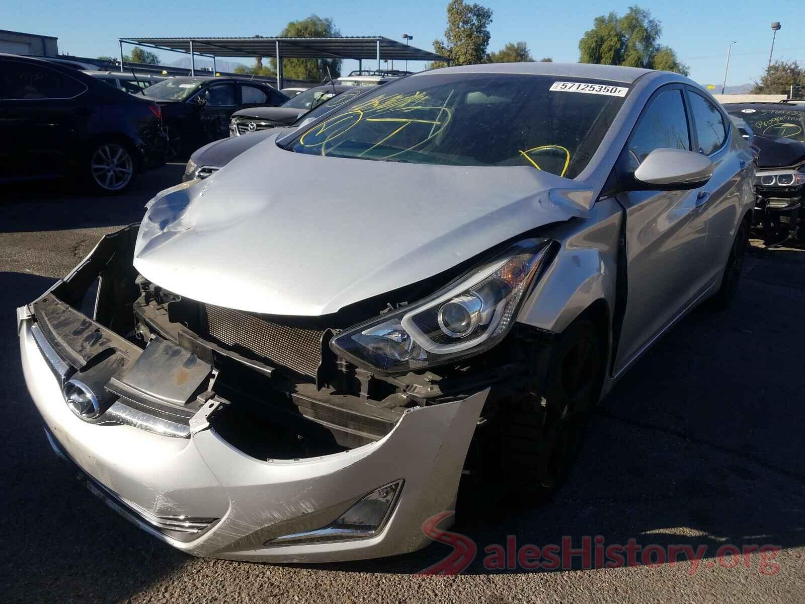 KMHDH4AH7GU587009 2016 HYUNDAI ELANTRA