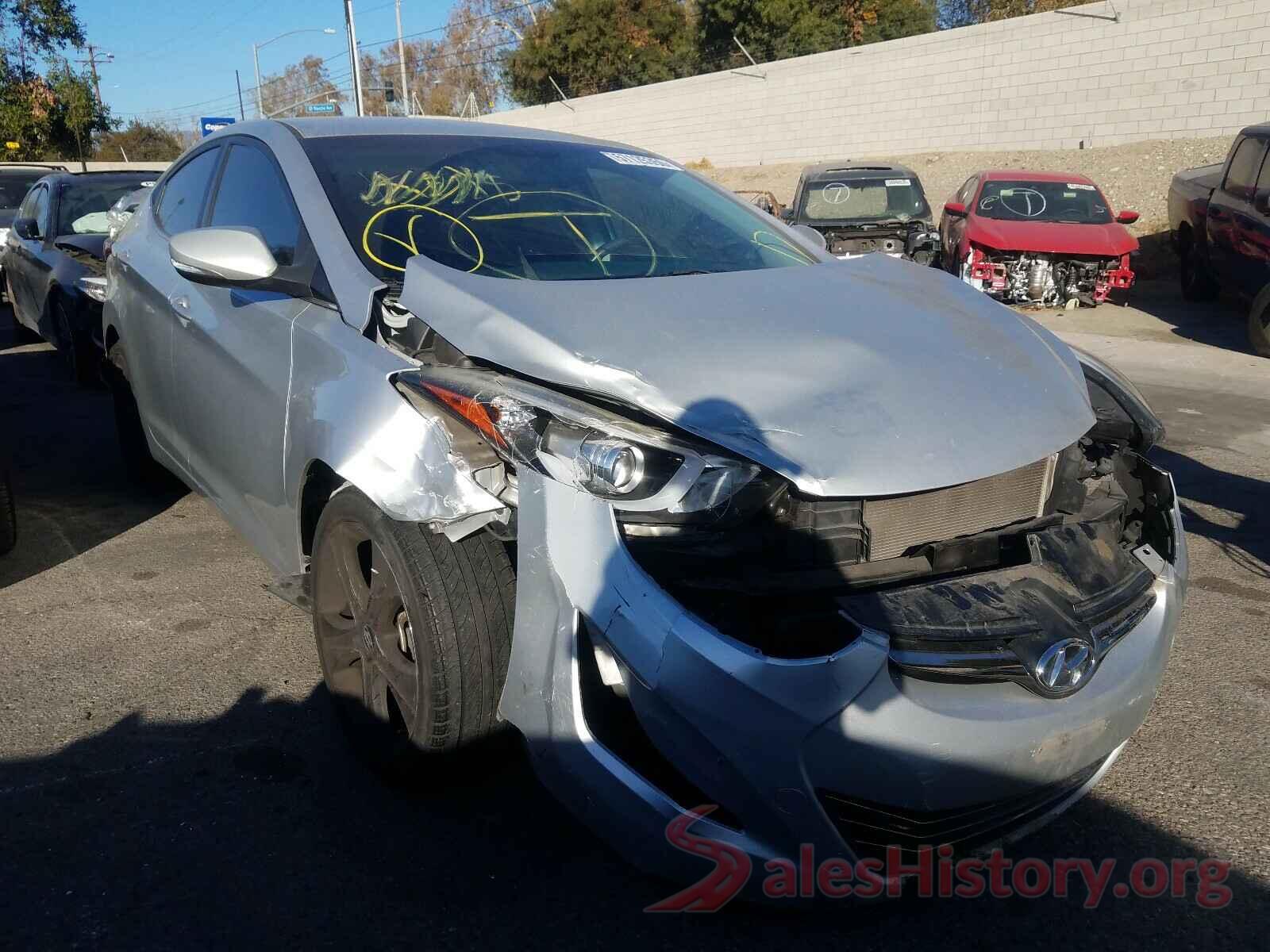 KMHDH4AH7GU587009 2016 HYUNDAI ELANTRA