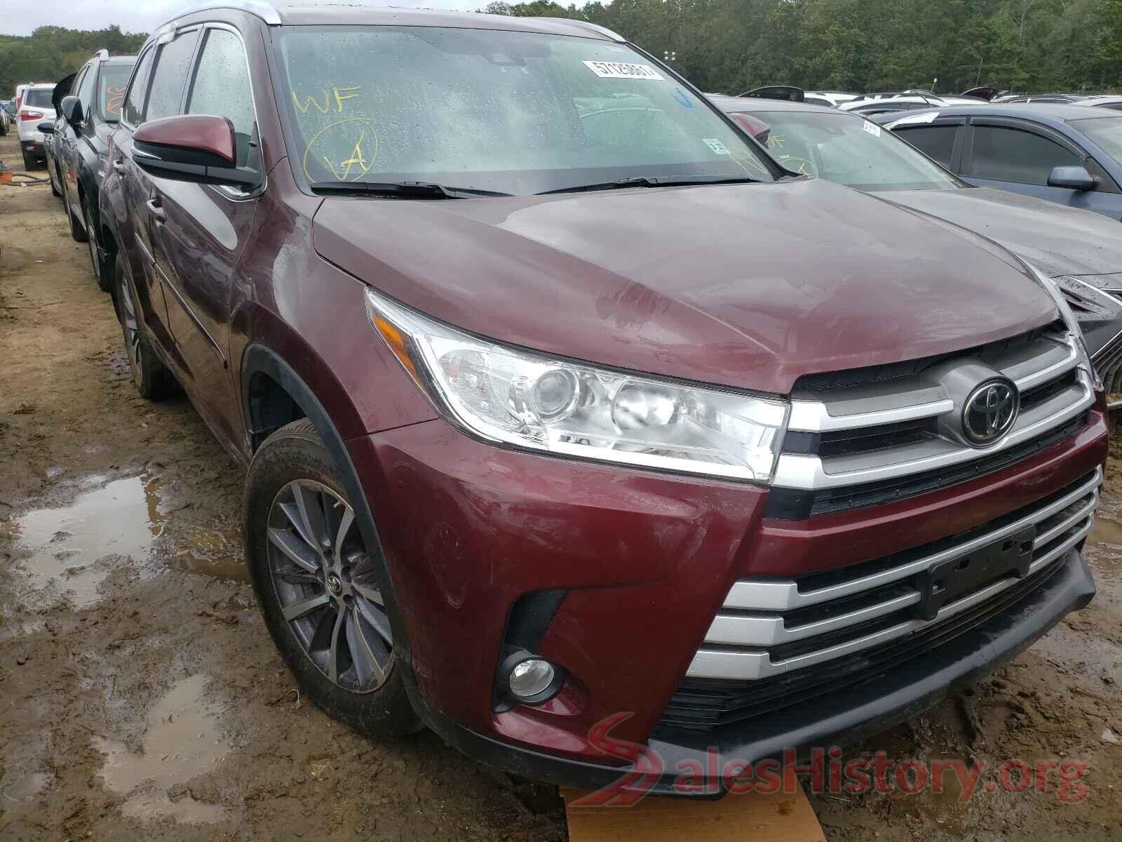 5TDJZRFH6JS834879 2018 TOYOTA HIGHLANDER