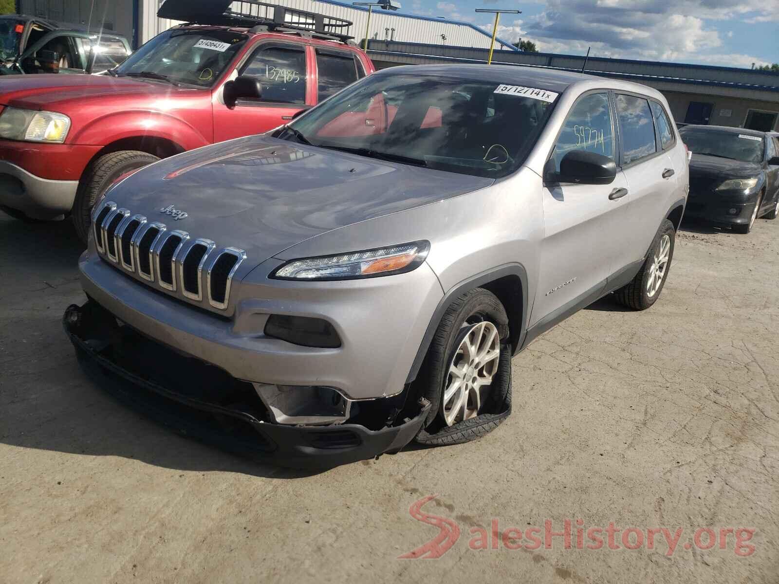 1C4PJLAS1HD222368 2017 JEEP CHEROKEE