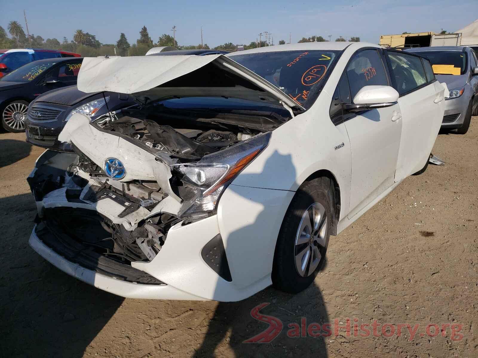 JTDKARFU8G3518015 2016 TOYOTA PRIUS