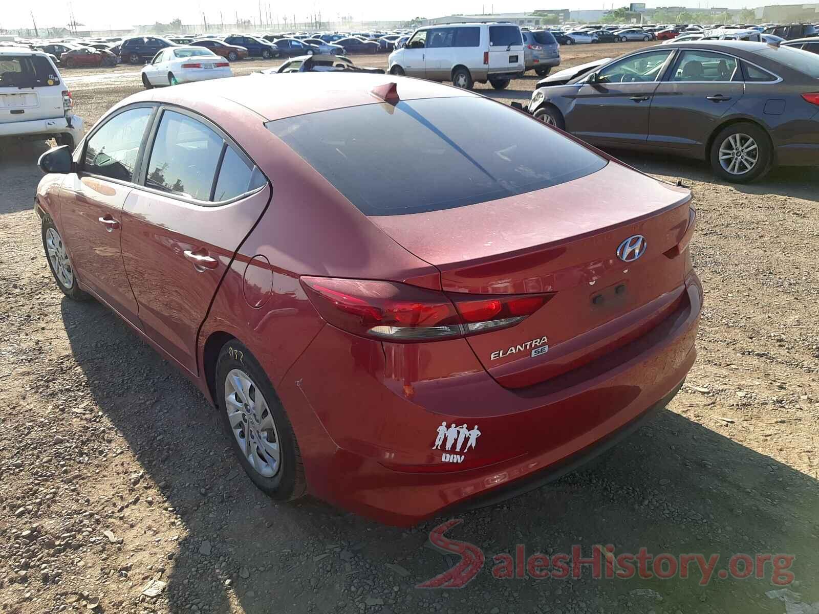 5NPD74LF1HH078726 2017 HYUNDAI ELANTRA