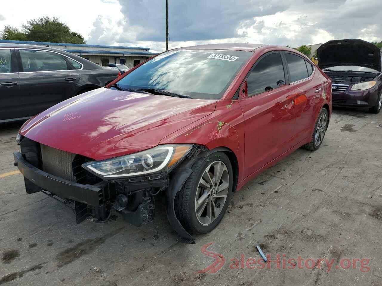 KMHD84LF4HU225250 2017 HYUNDAI ELANTRA