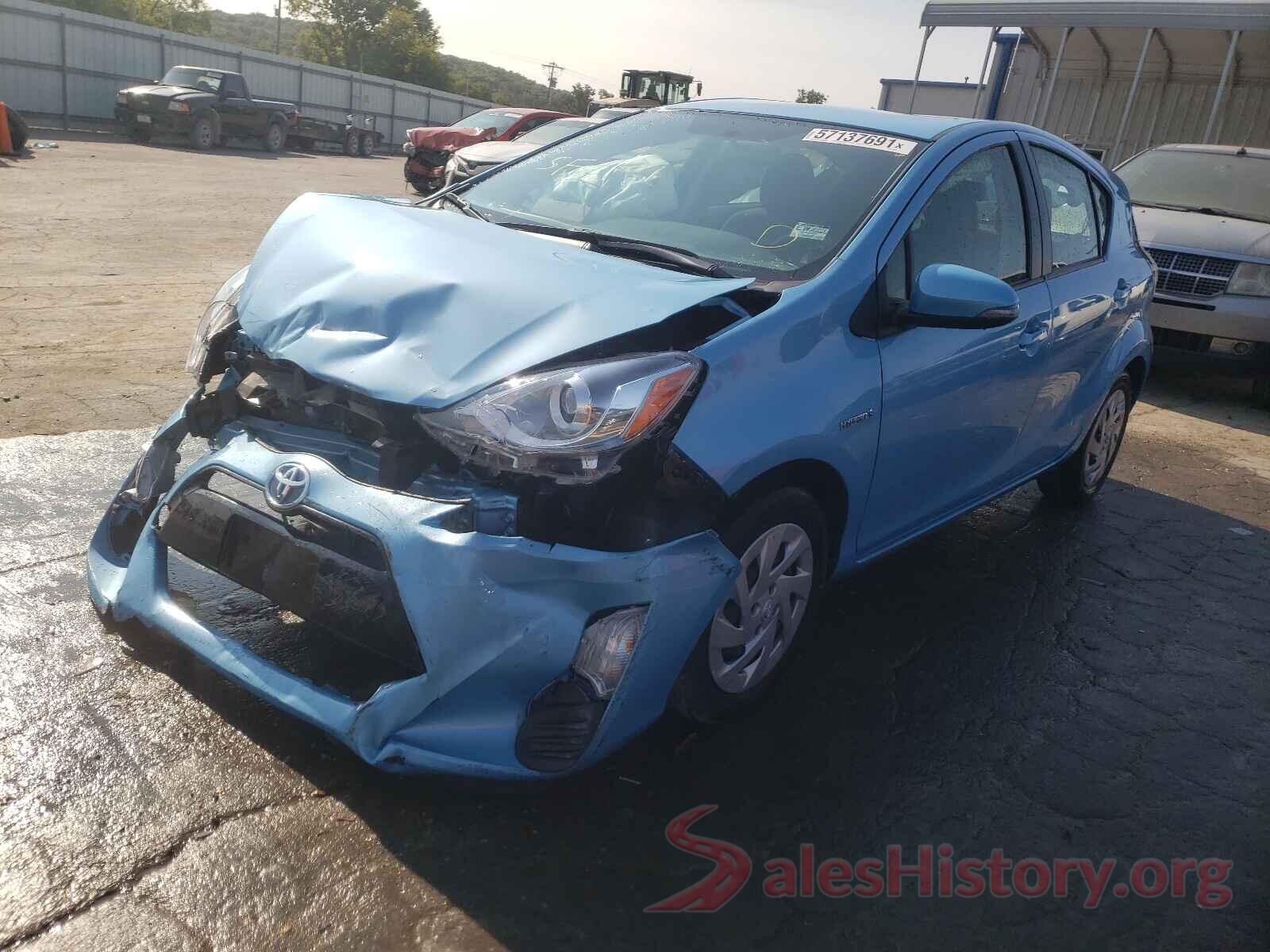 JTDKDTB38G1134992 2016 TOYOTA PRIUS