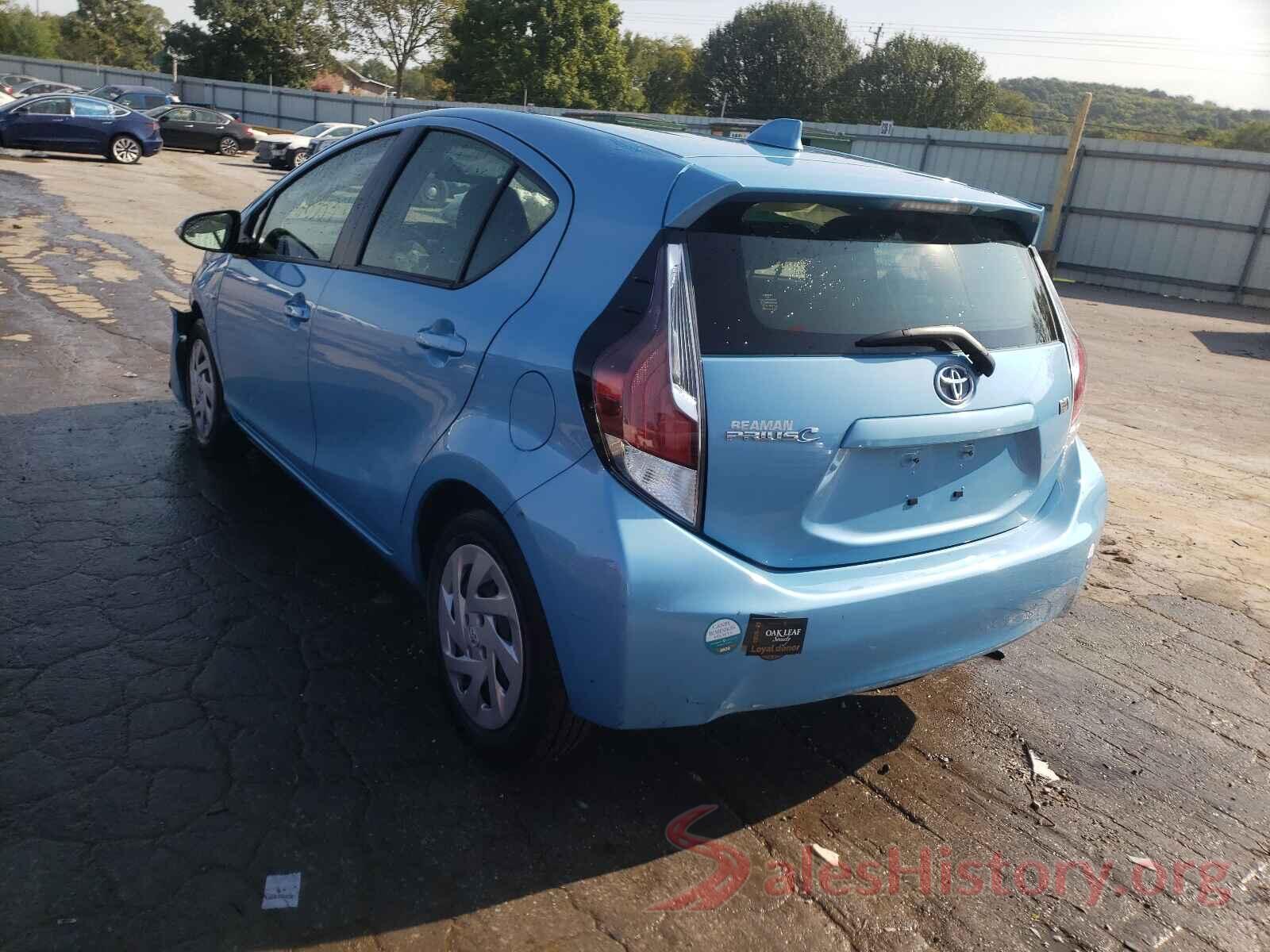 JTDKDTB38G1134992 2016 TOYOTA PRIUS