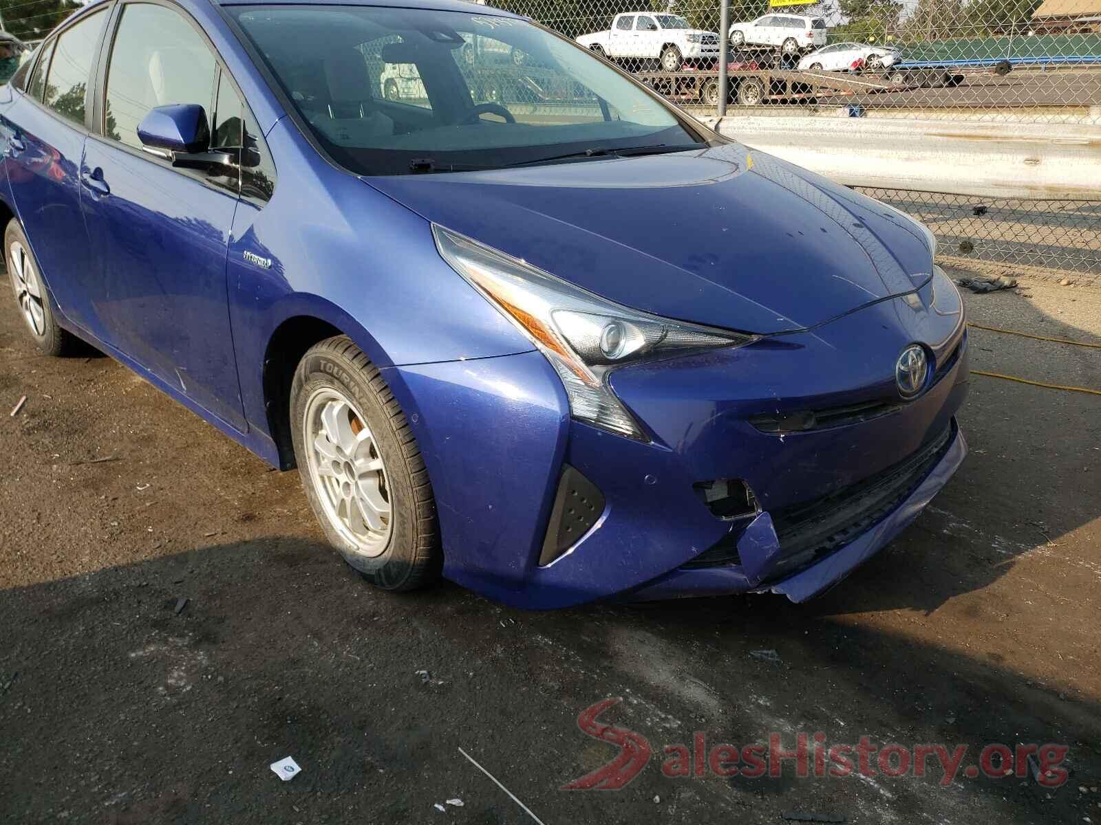 JTDKBRFU2J3593894 2018 TOYOTA PRIUS