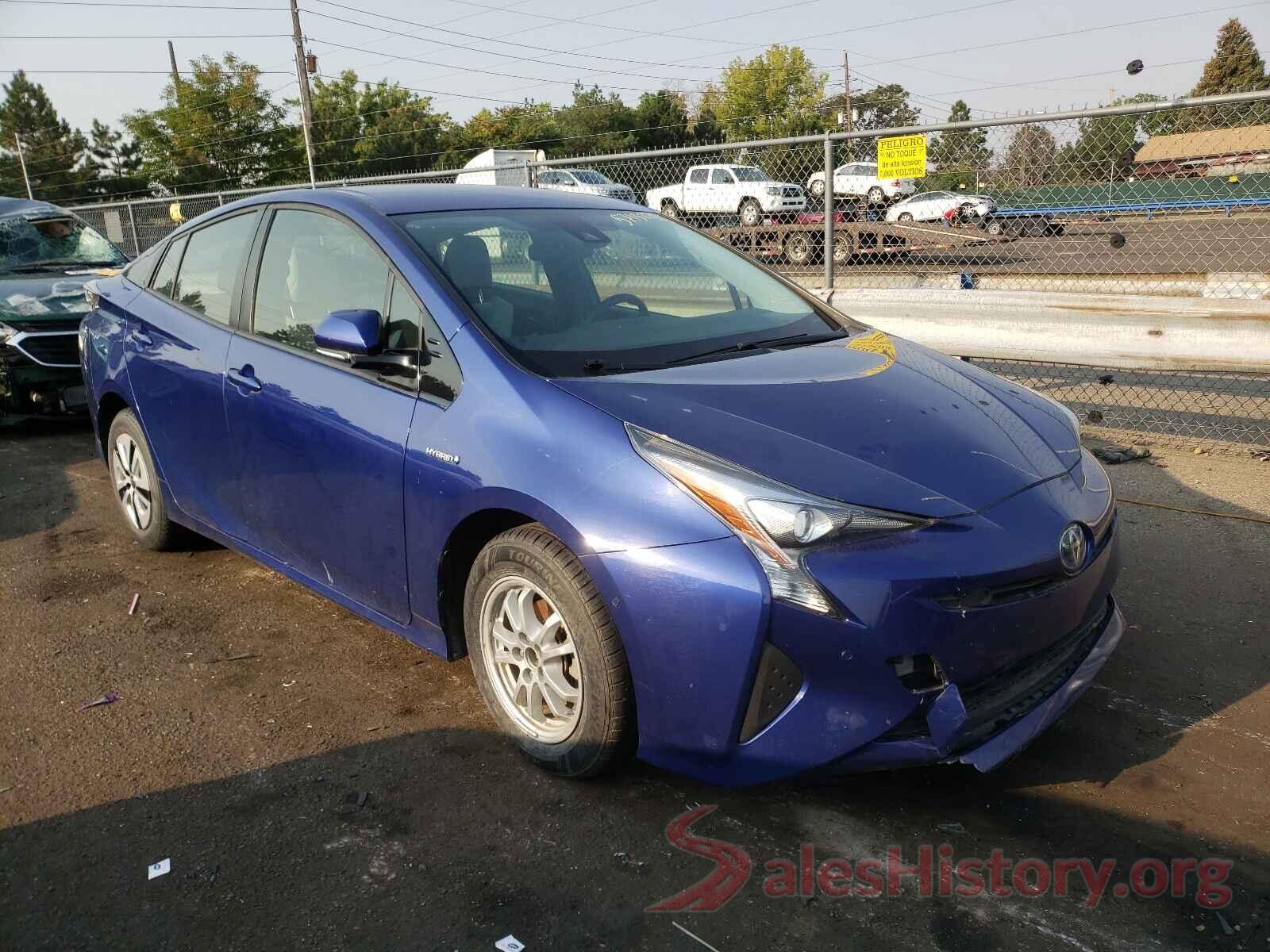 JTDKBRFU2J3593894 2018 TOYOTA PRIUS