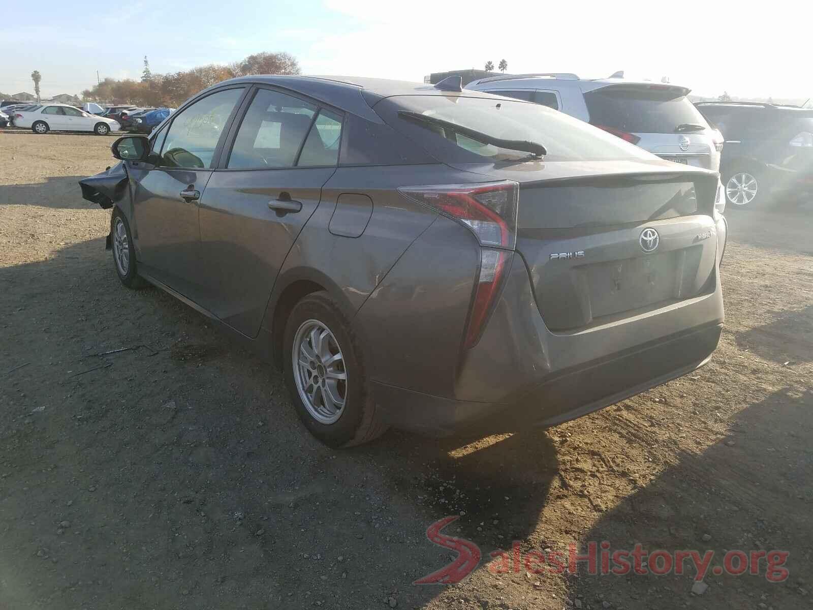 JTDKBRFU4G3015997 2016 TOYOTA PRIUS