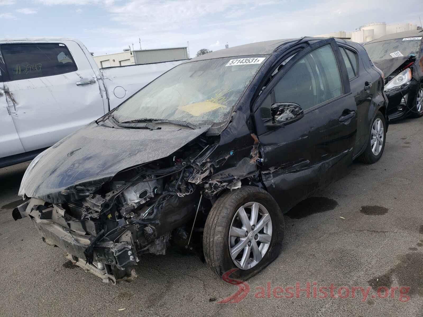 JTDKDTB38H1592260 2017 TOYOTA PRIUS