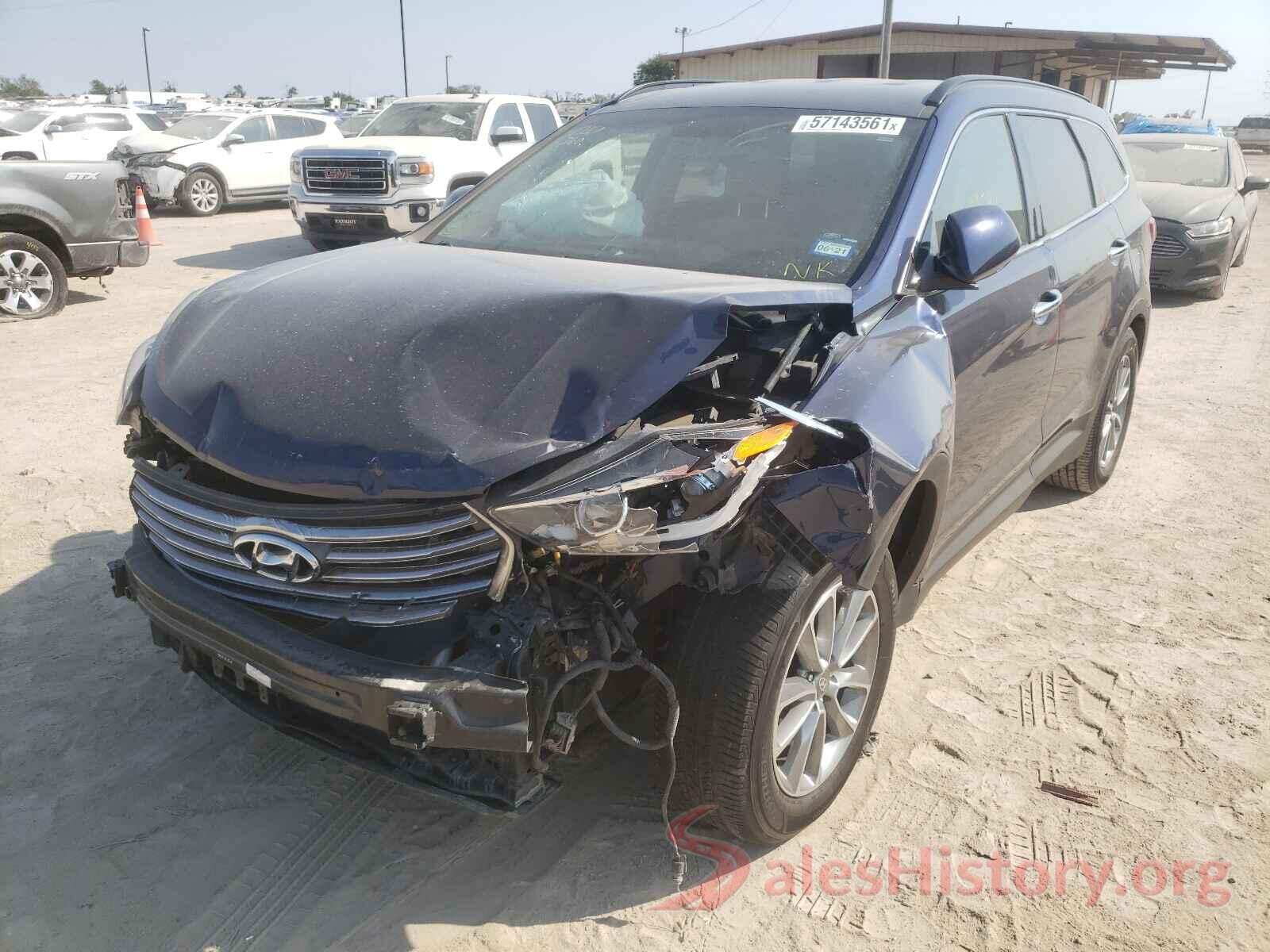 KM8SM4HF6HU221485 2017 HYUNDAI SANTA FE