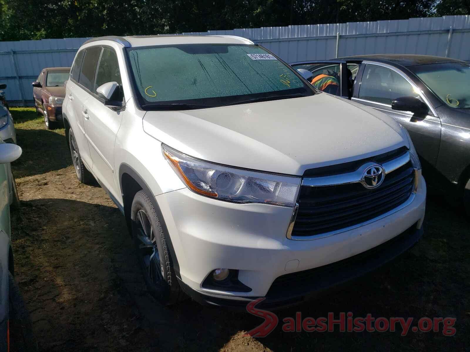 5TDJKRFH0GS340580 2016 TOYOTA HIGHLANDER