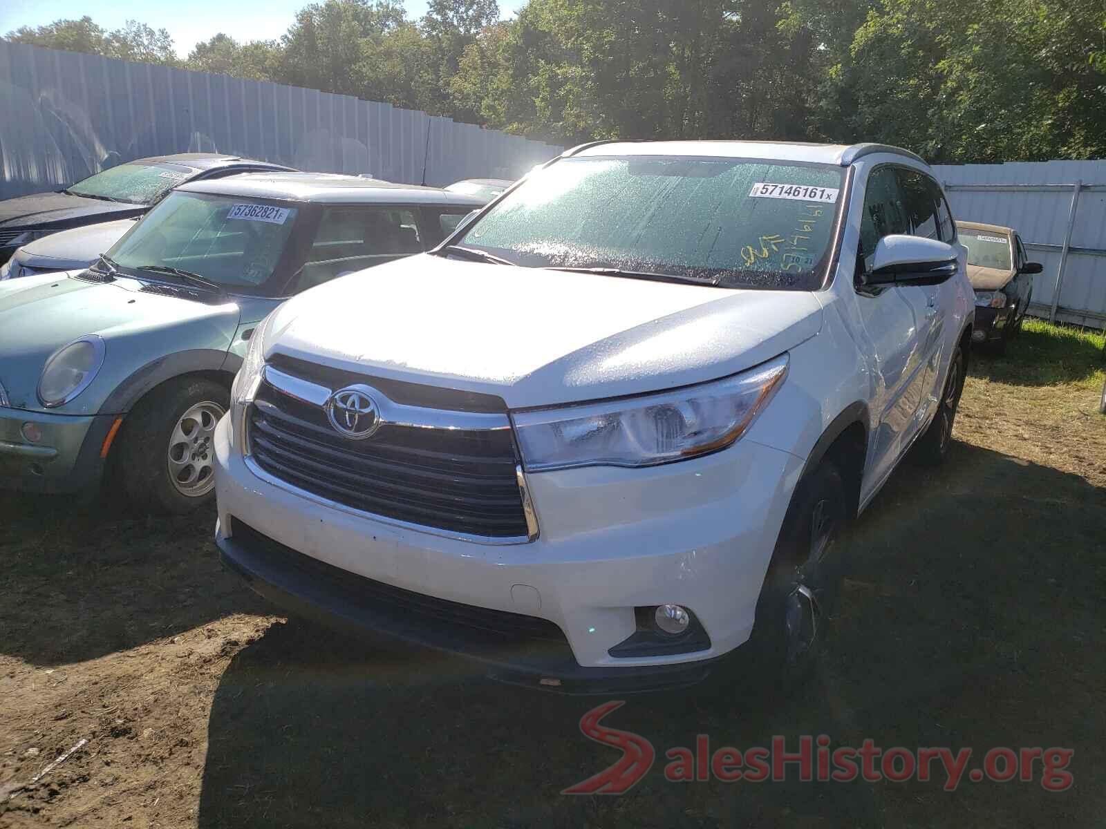 5TDJKRFH0GS340580 2016 TOYOTA HIGHLANDER