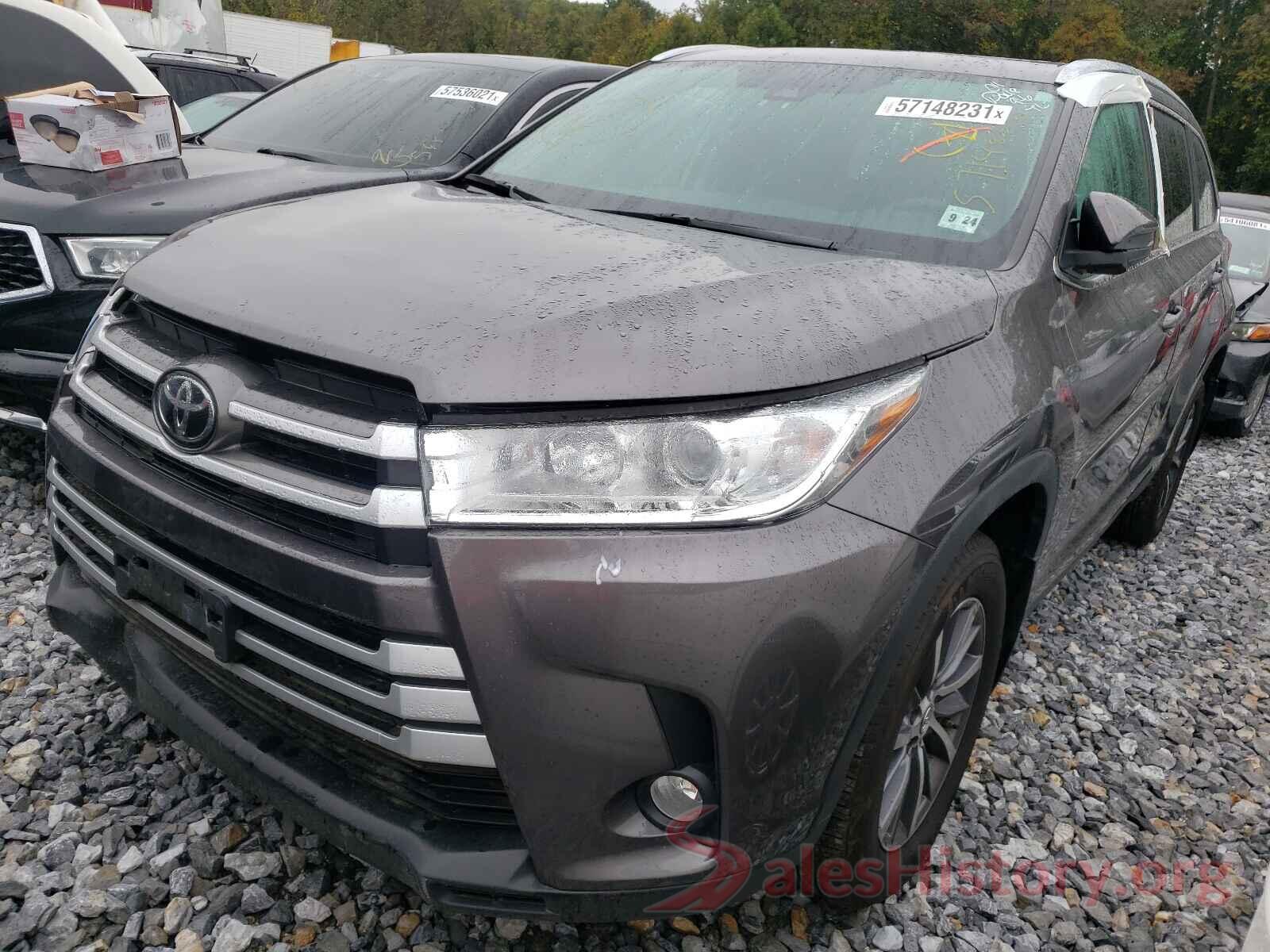 5TDJZRFH4KS616120 2019 TOYOTA HIGHLANDER