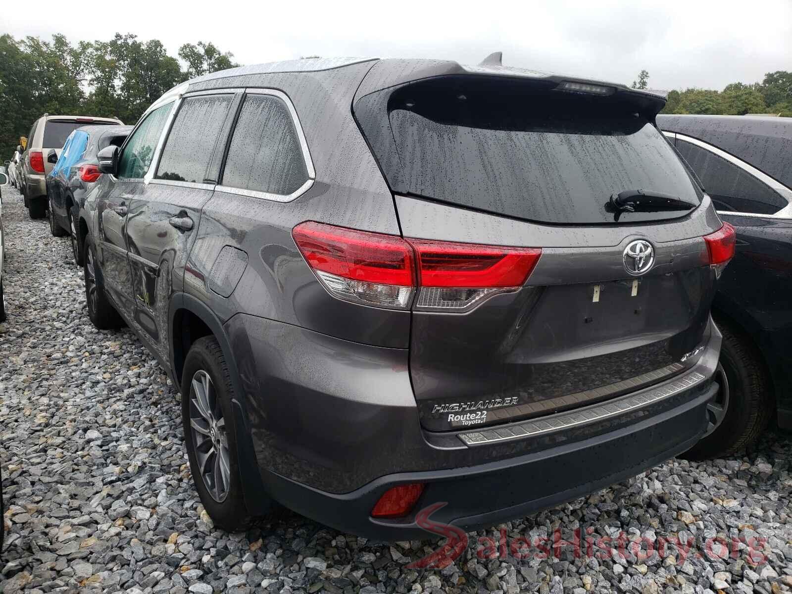 5TDJZRFH4KS616120 2019 TOYOTA HIGHLANDER