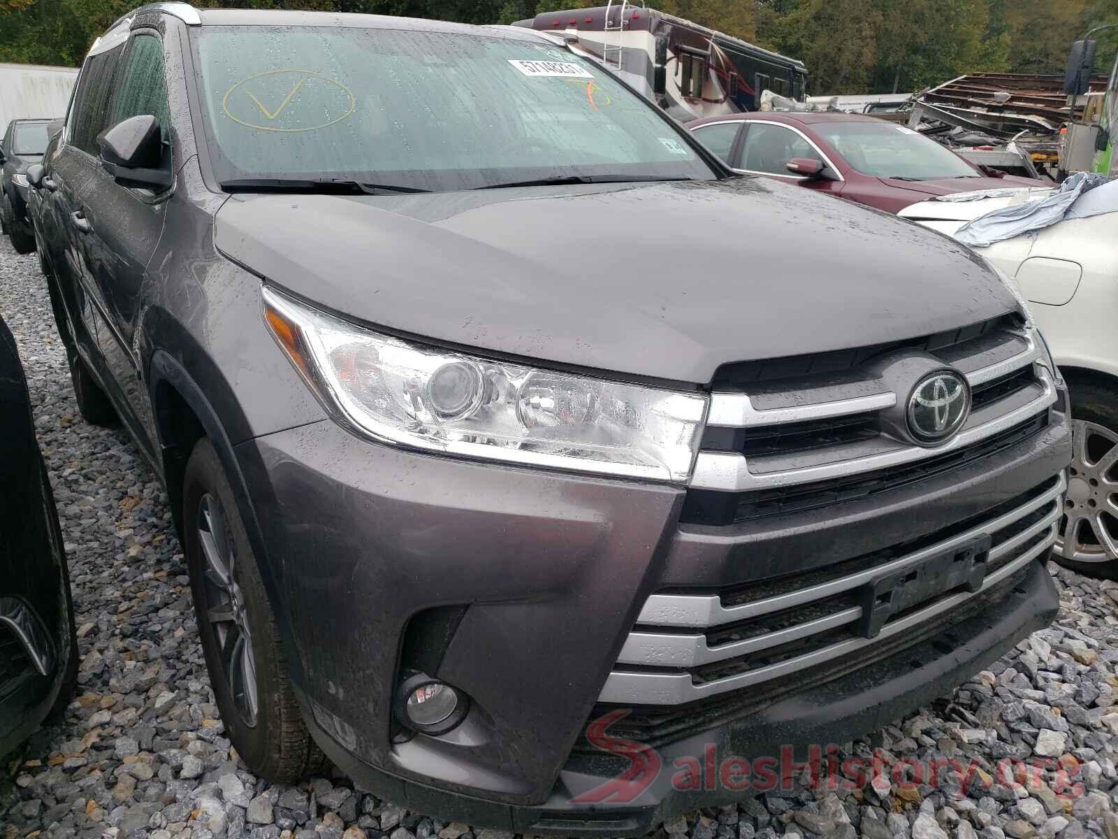 5TDJZRFH4KS616120 2019 TOYOTA HIGHLANDER