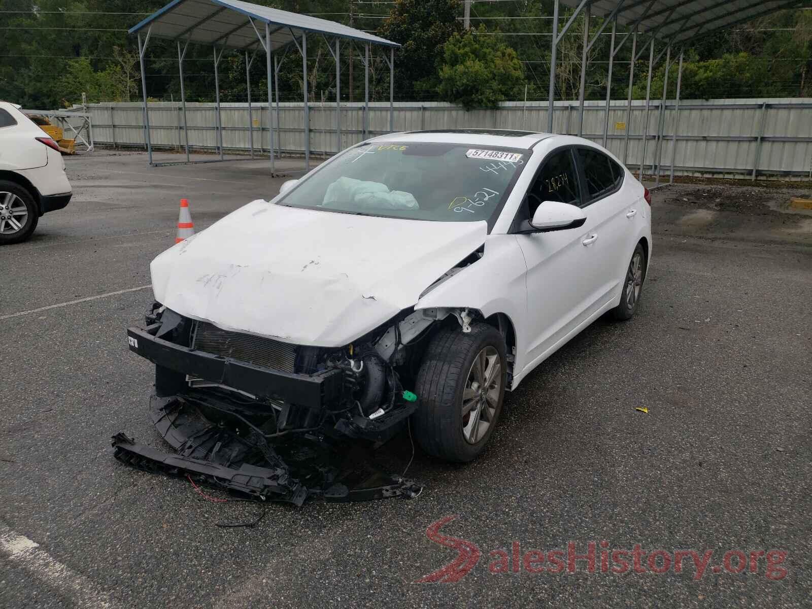 5NPD84LF2JH364443 2018 HYUNDAI ELANTRA