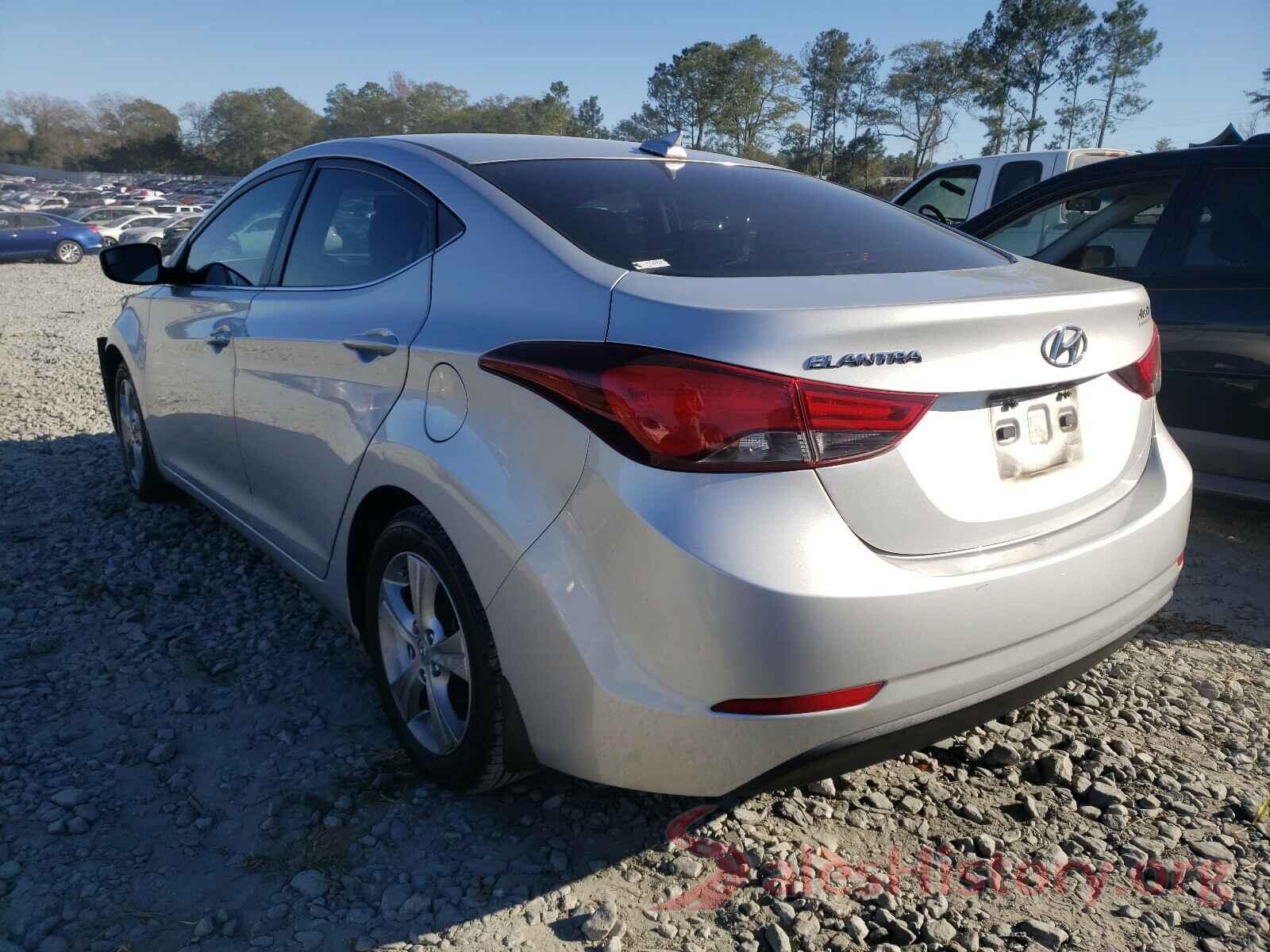 5NPDH4AE5GH674962 2016 HYUNDAI ELANTRA