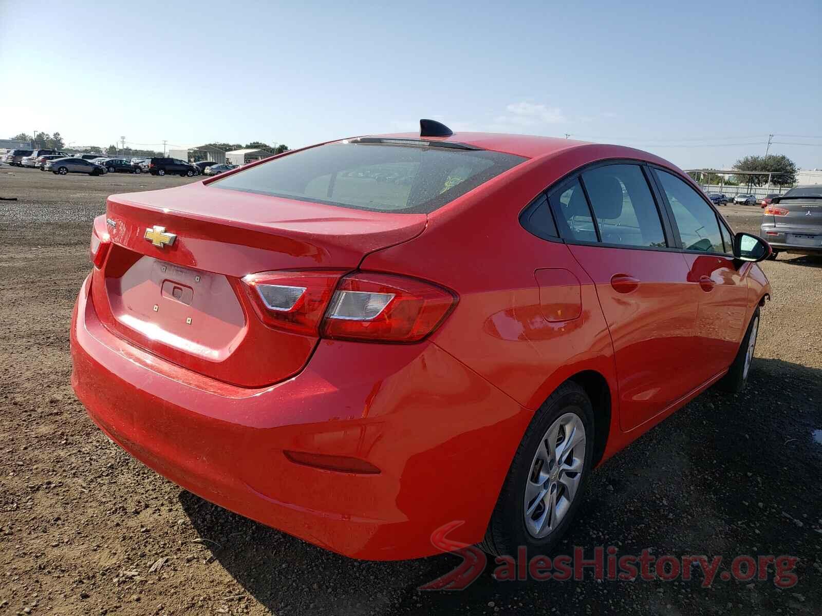 1G1BJ5SM5K7102254 2019 CHEVROLET CRUZE